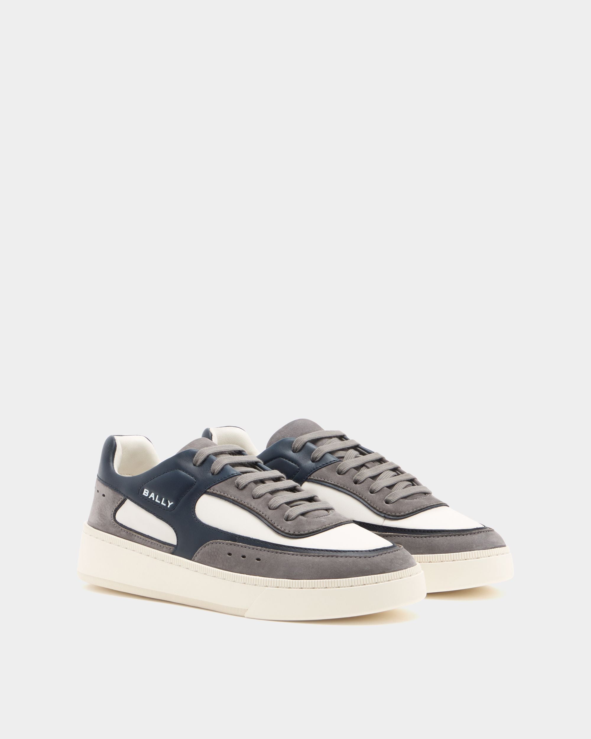 Bally Global - Zapatilla Raise De Piel Gris - Gris