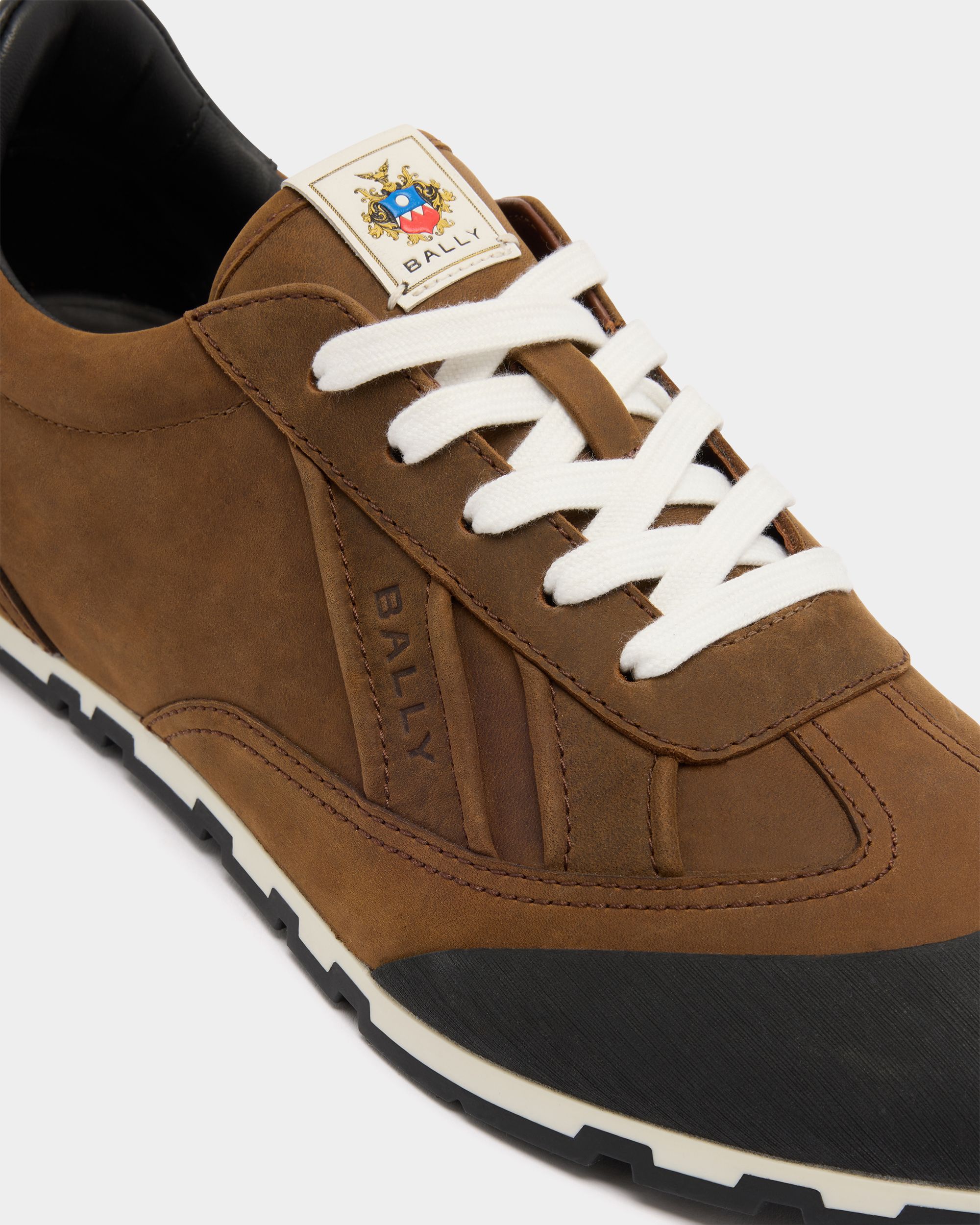 Bally Global - Quarry Sneaker in Brown Leather - Brown