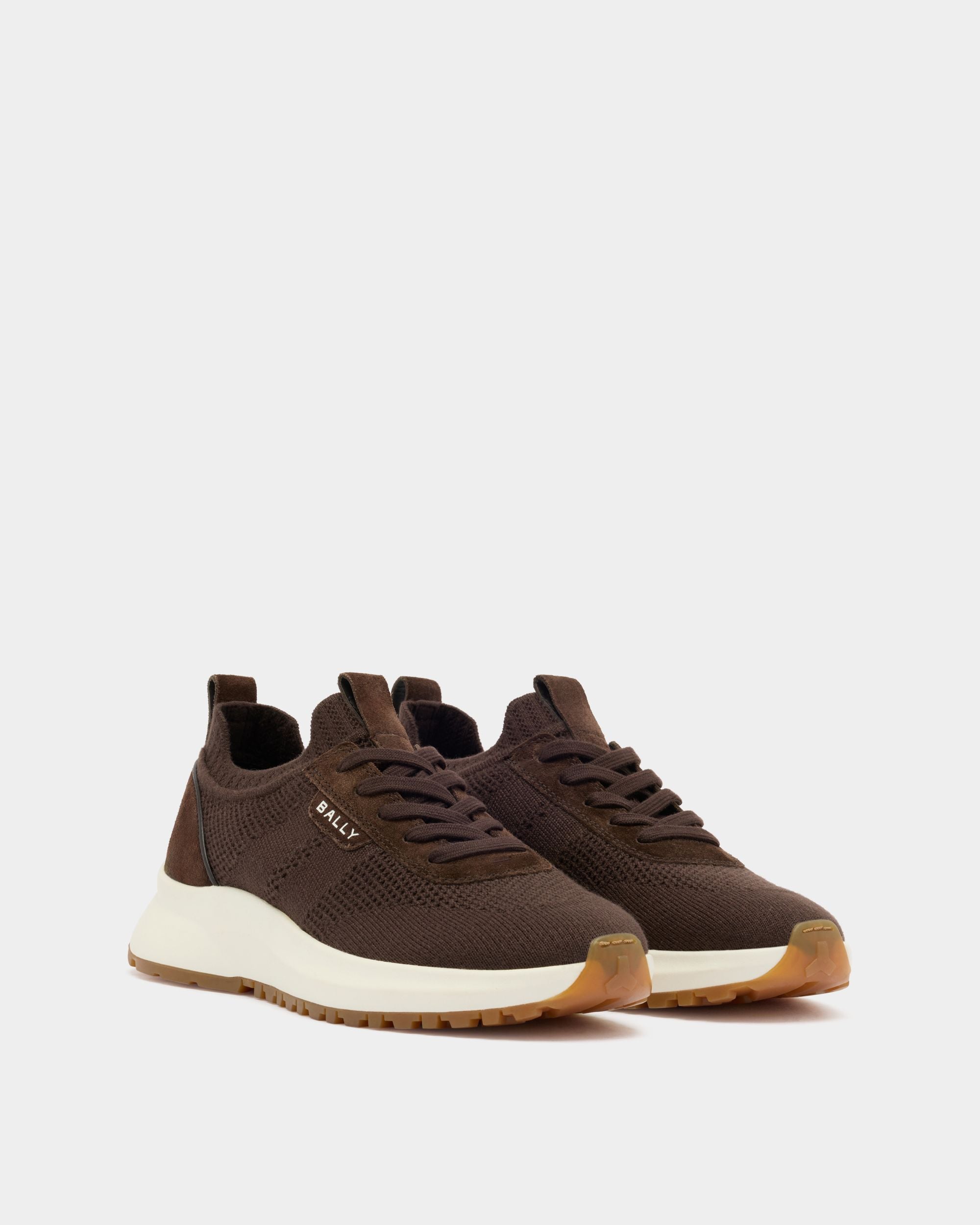 Bally Global - Outline Sneaker in Ebano Fabric - Brown