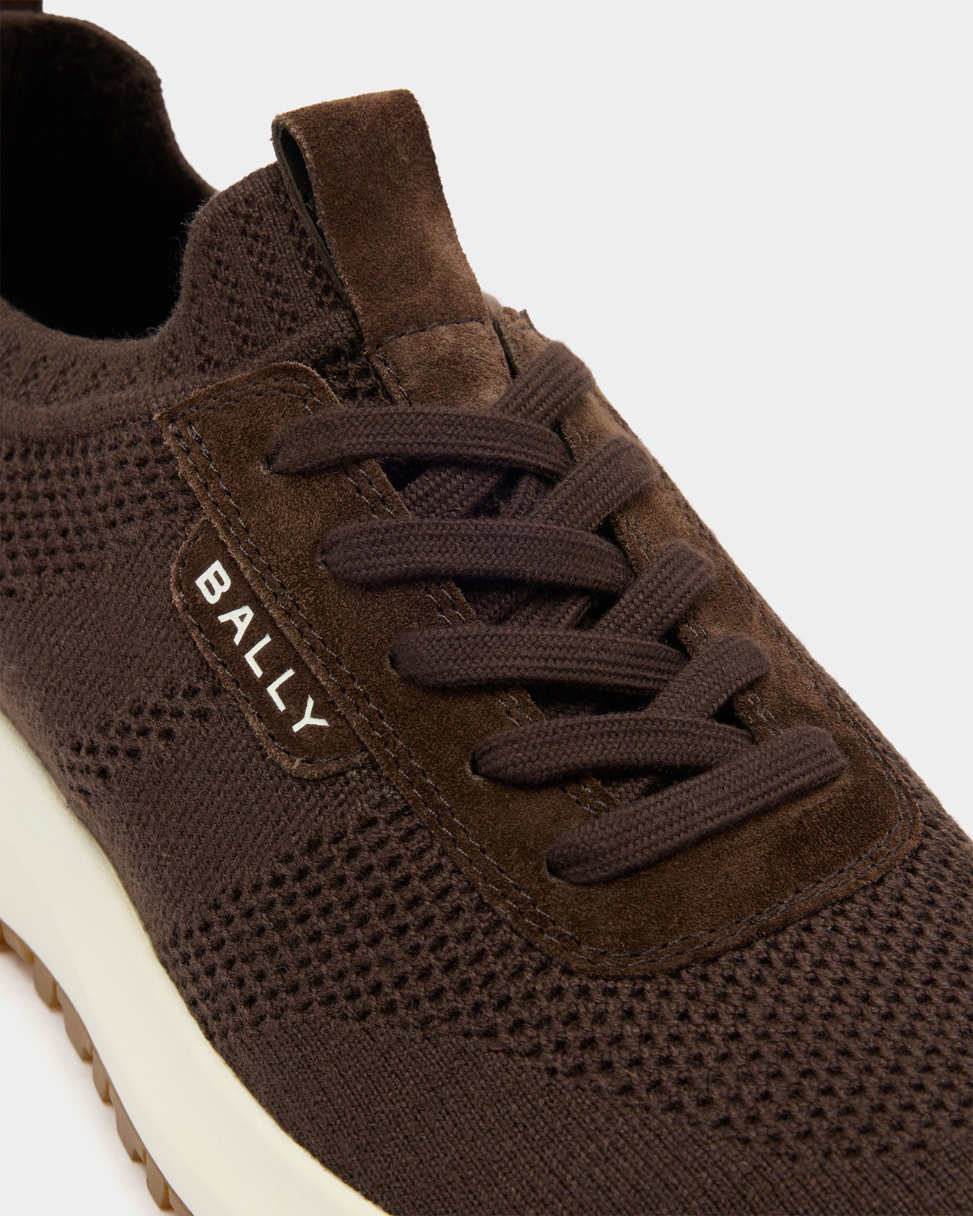 Bally Global - Outline Sneaker in Ebano Fabric - Brown