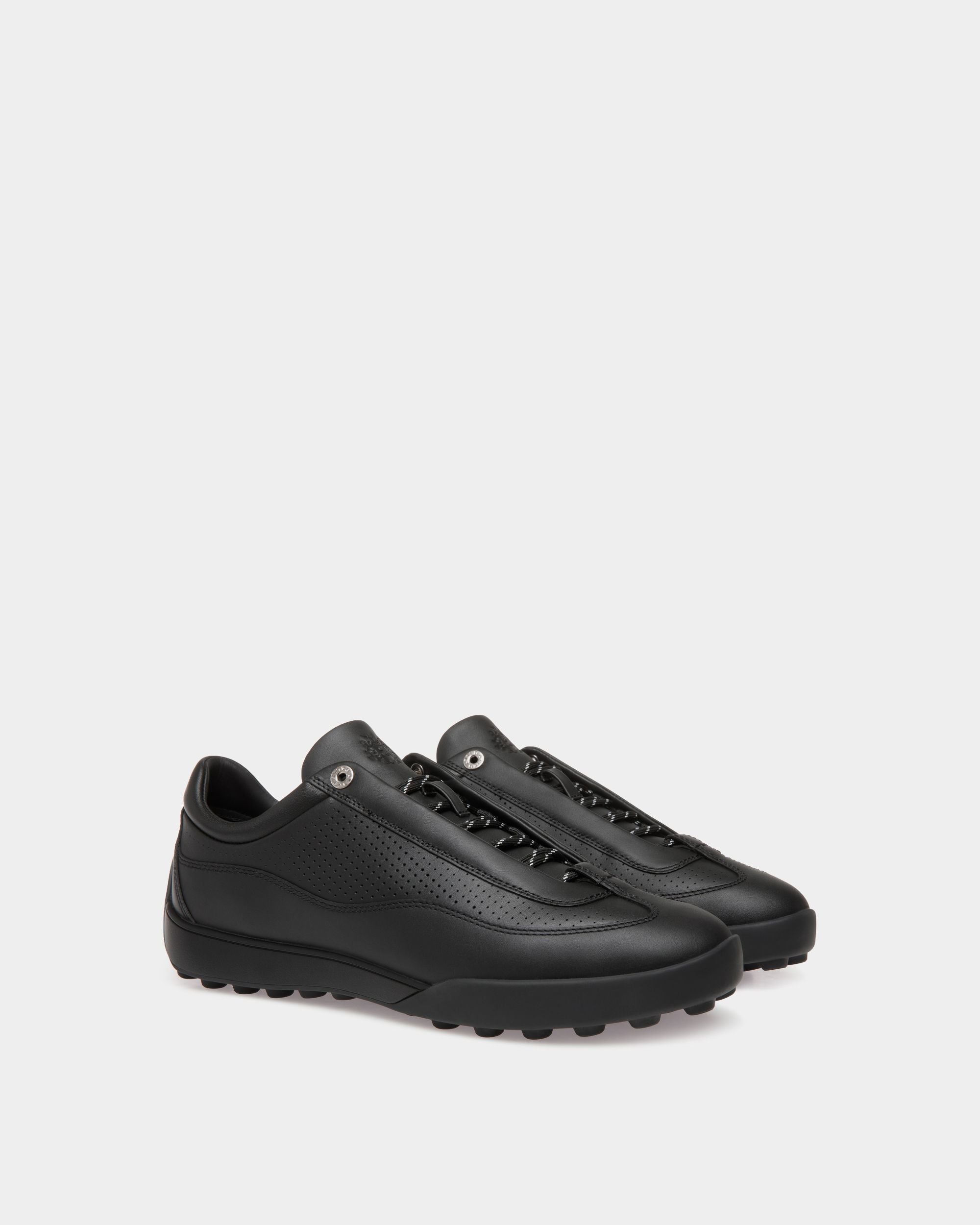 Bally Global - Manto Runner Sneaker in Black Leather - Black