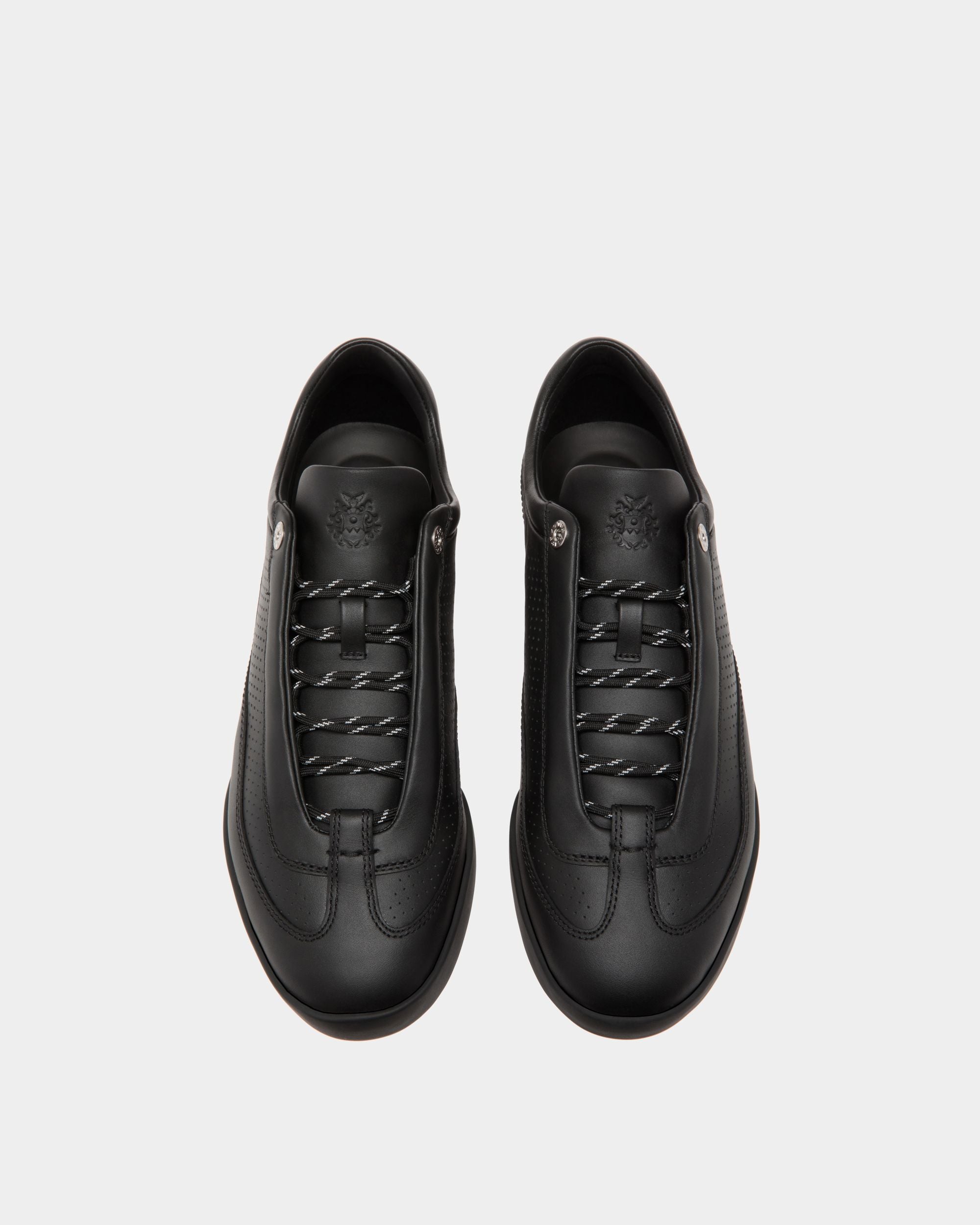 Bally Global - Manto Runner Sneaker in Black Leather - Black
