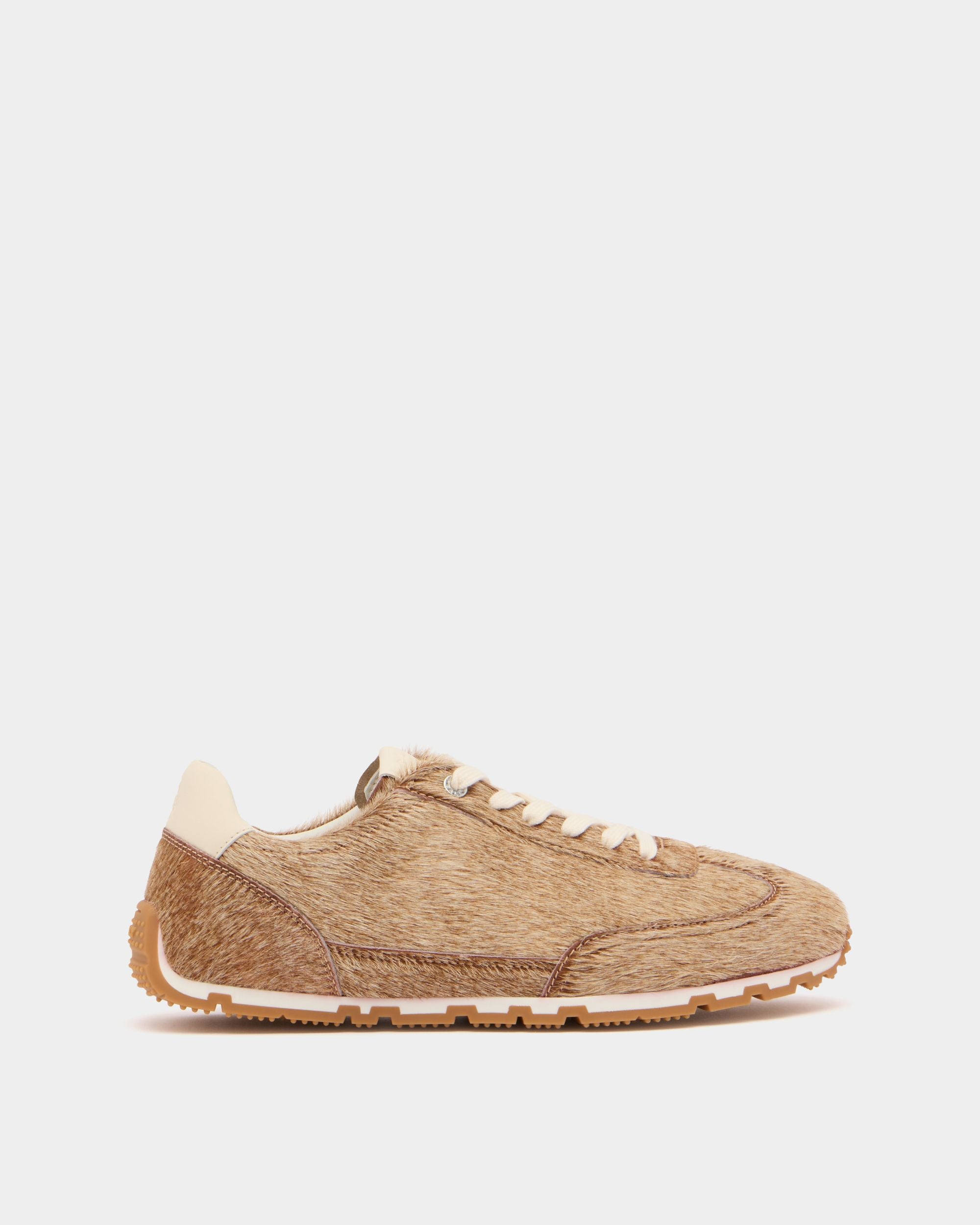 Bally Global - Quarry Sneaker in Bone Pony Hair - White