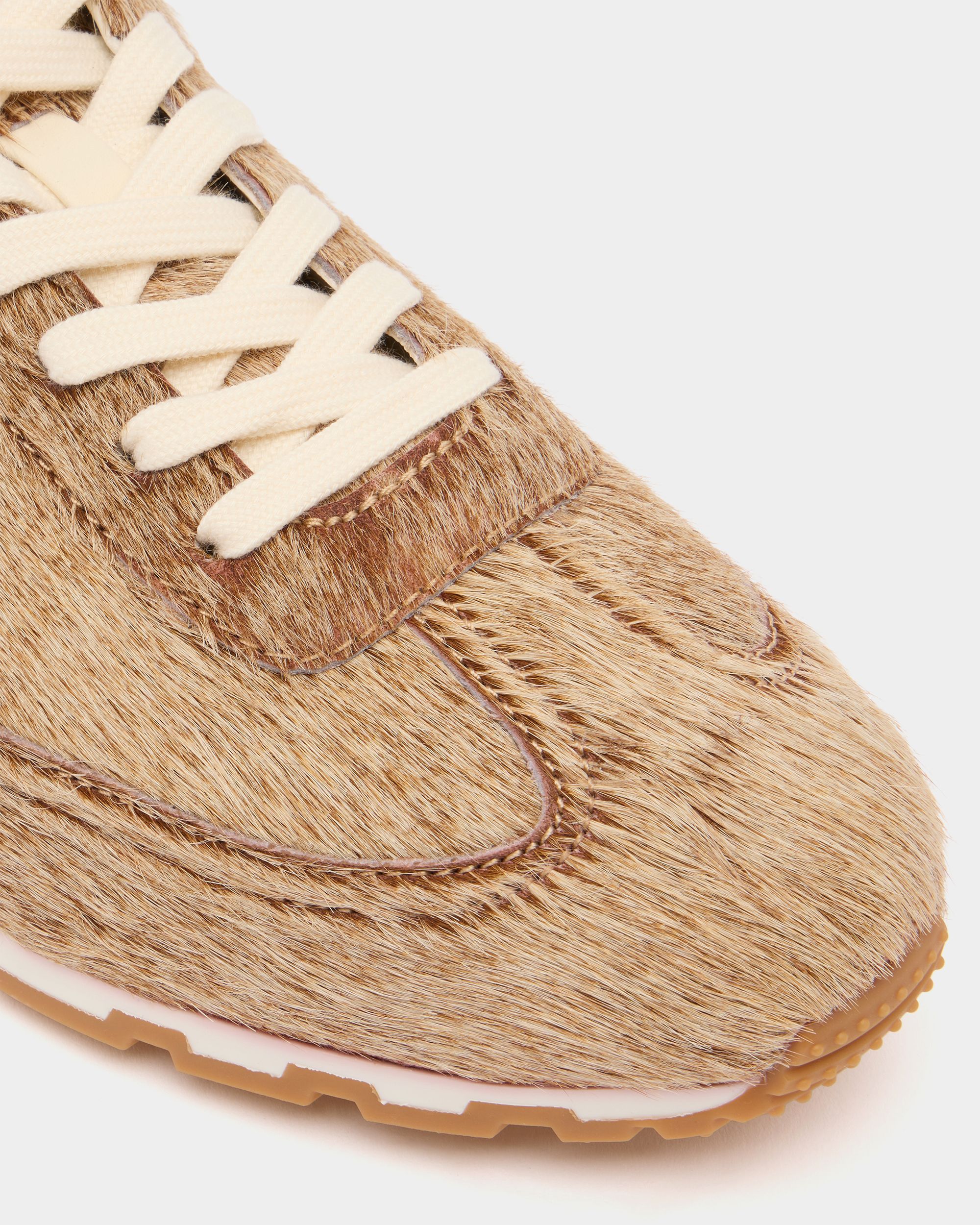 Bally Global - Quarry Sneaker in Bone Pony Hair - White