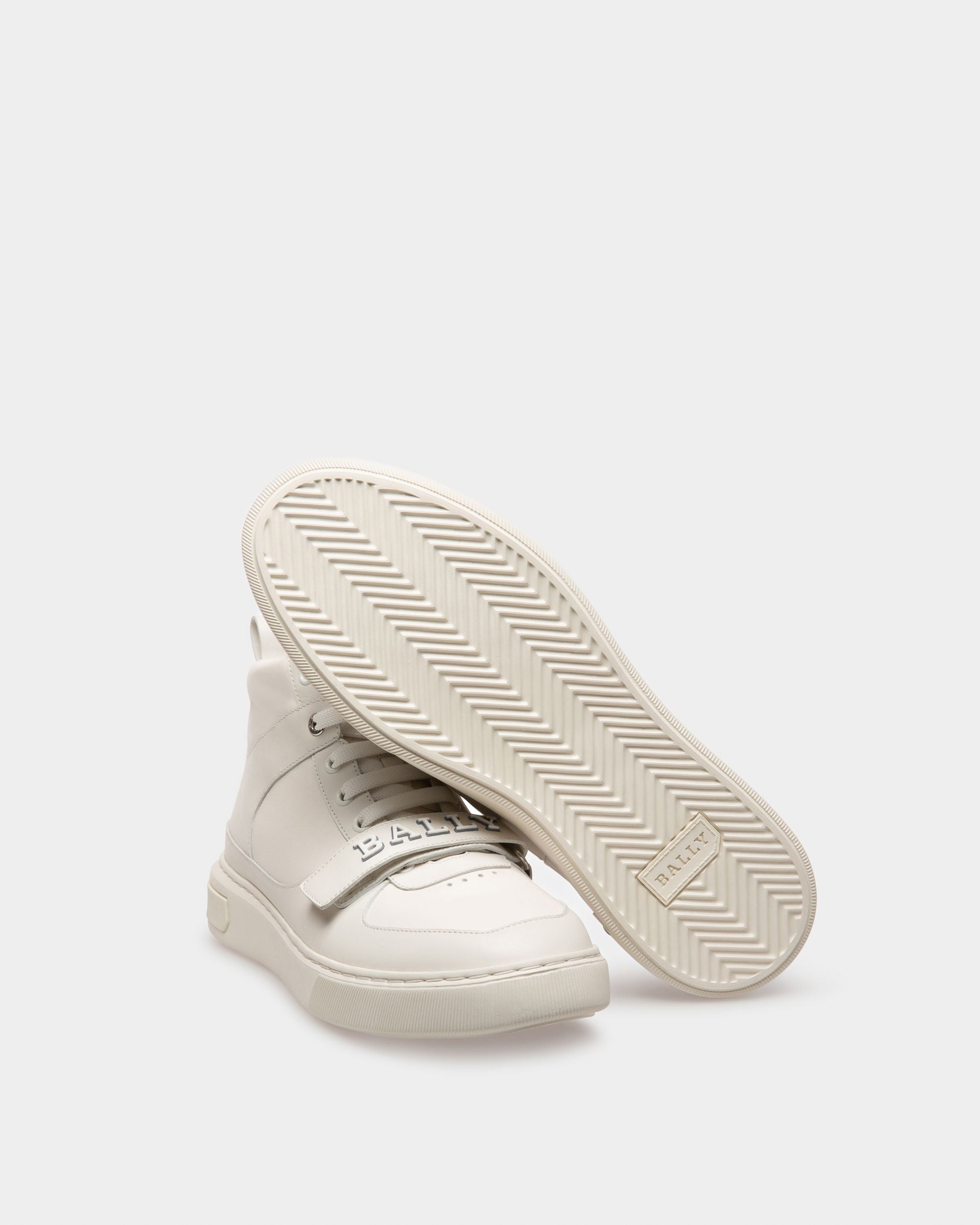 Bally Global - Merryk Leather Sneakers In White - Blanco
