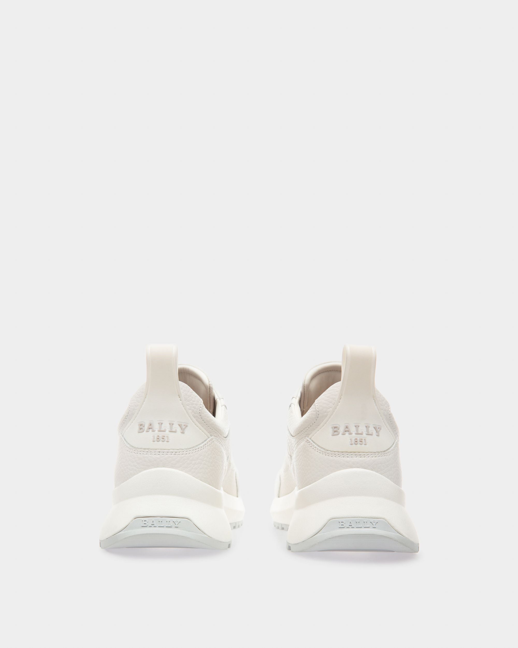 Bally Global - Dave Leather Sneakers In White - White
