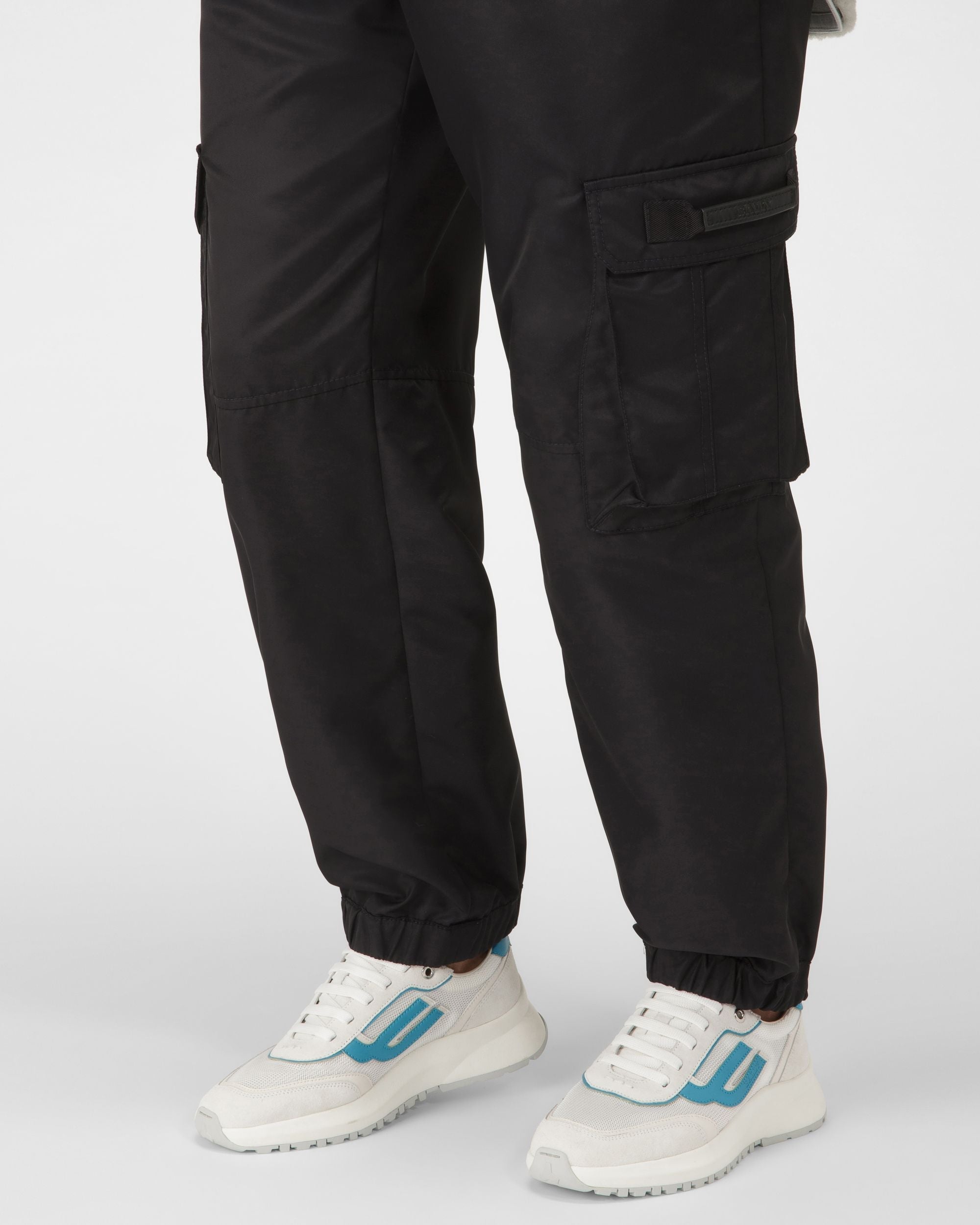Bally Global - Demmy Zapatillas En Malla Y Piel De Color Blanco - Blanco