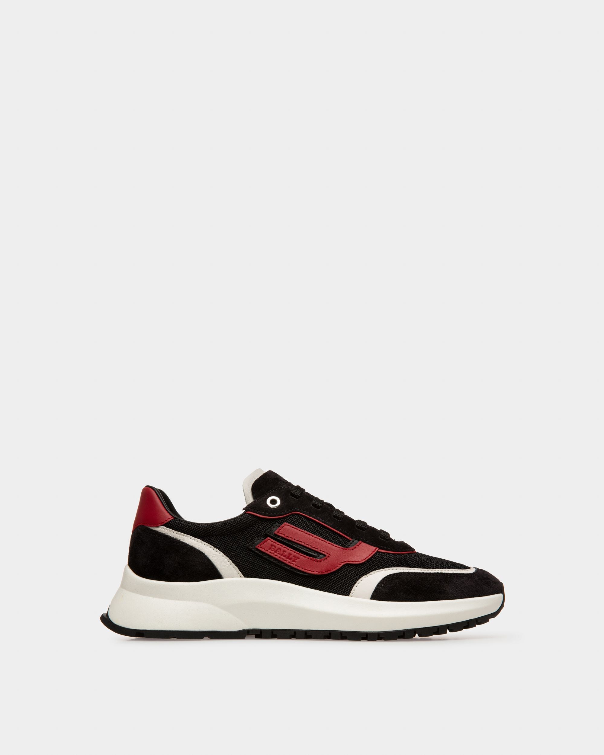 Bally Global - Demmy Zapatillas En Malla Y Piel De Color Negro - Multicolor