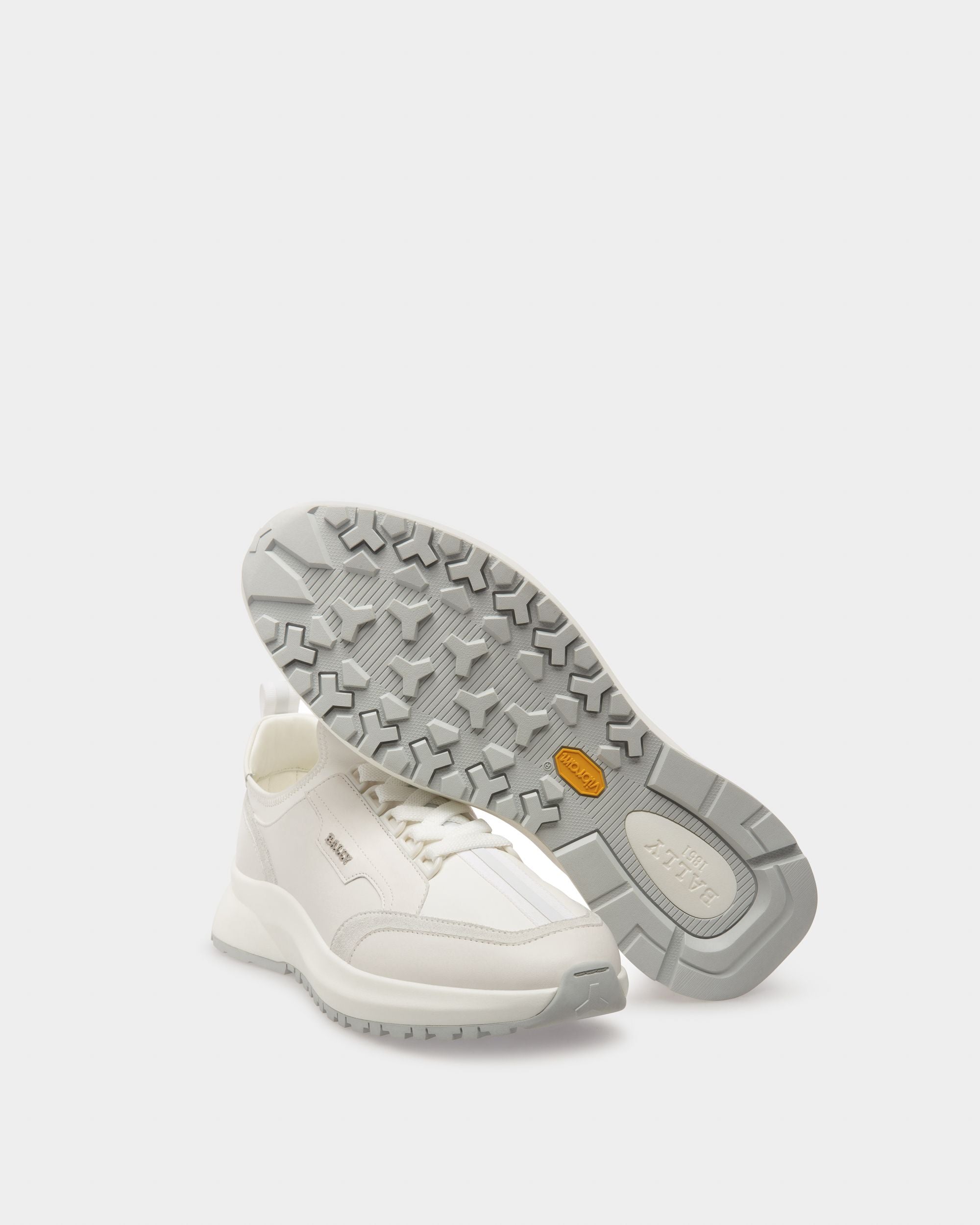 Bally Global - Deven Leather Sneakers In White - White