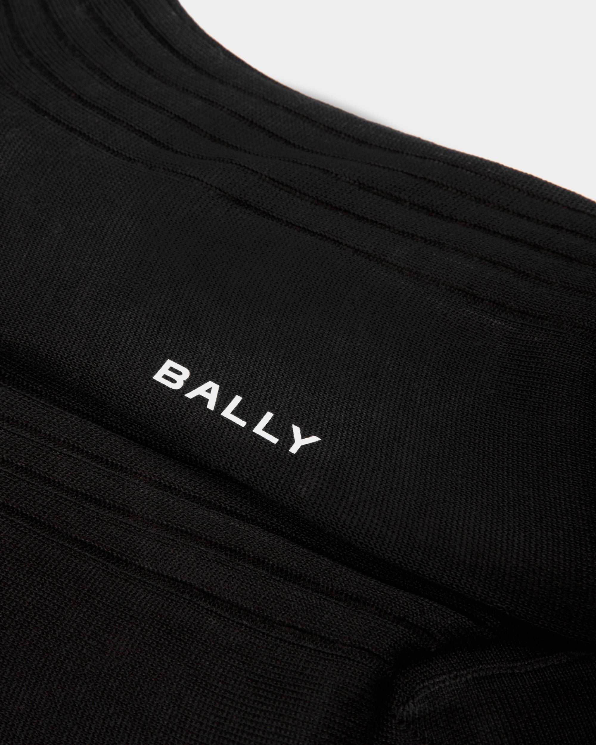 Bally Global - Calcetines De Algodón Negro - Negro