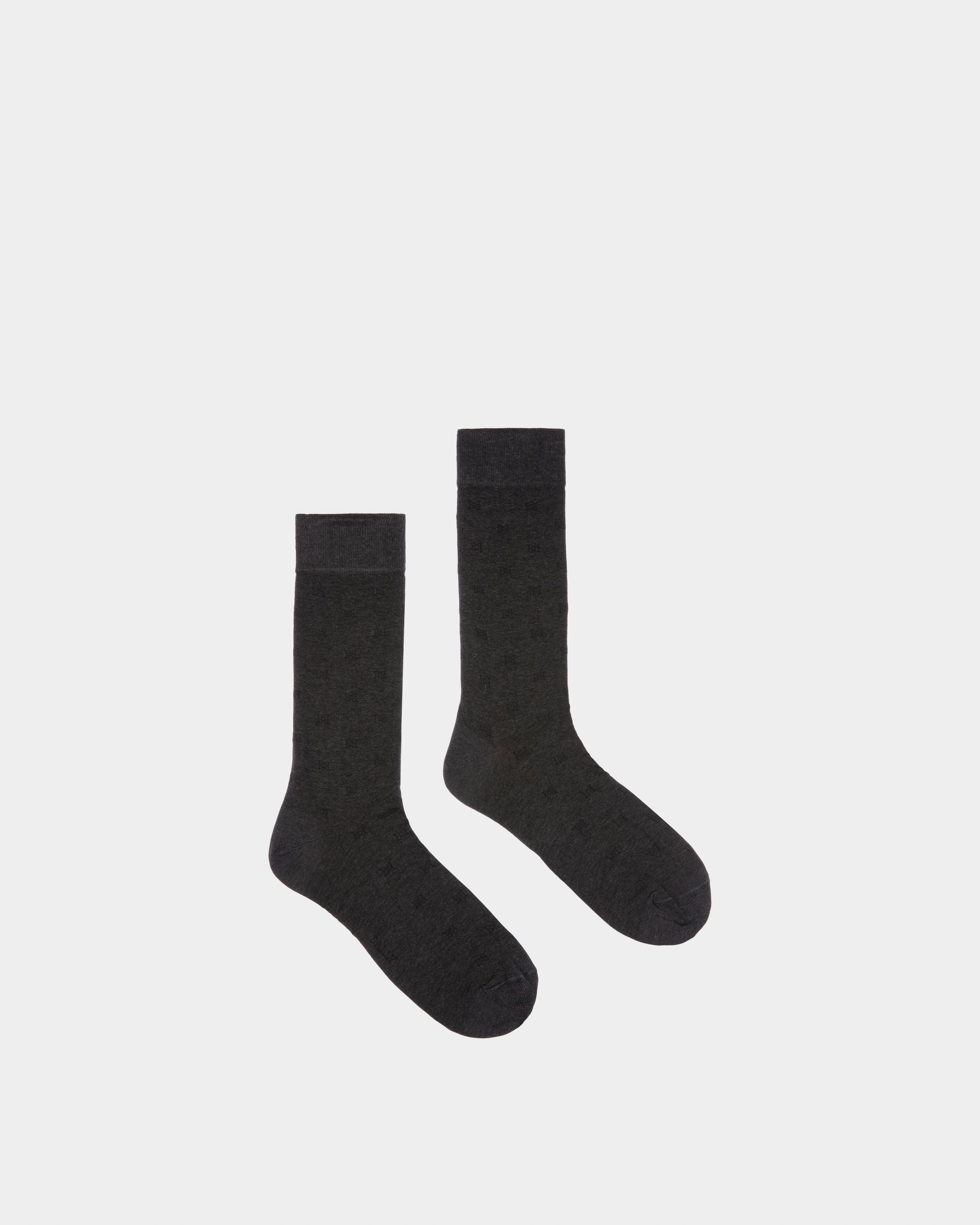 Bally Global - Jacquard Socks - Grey