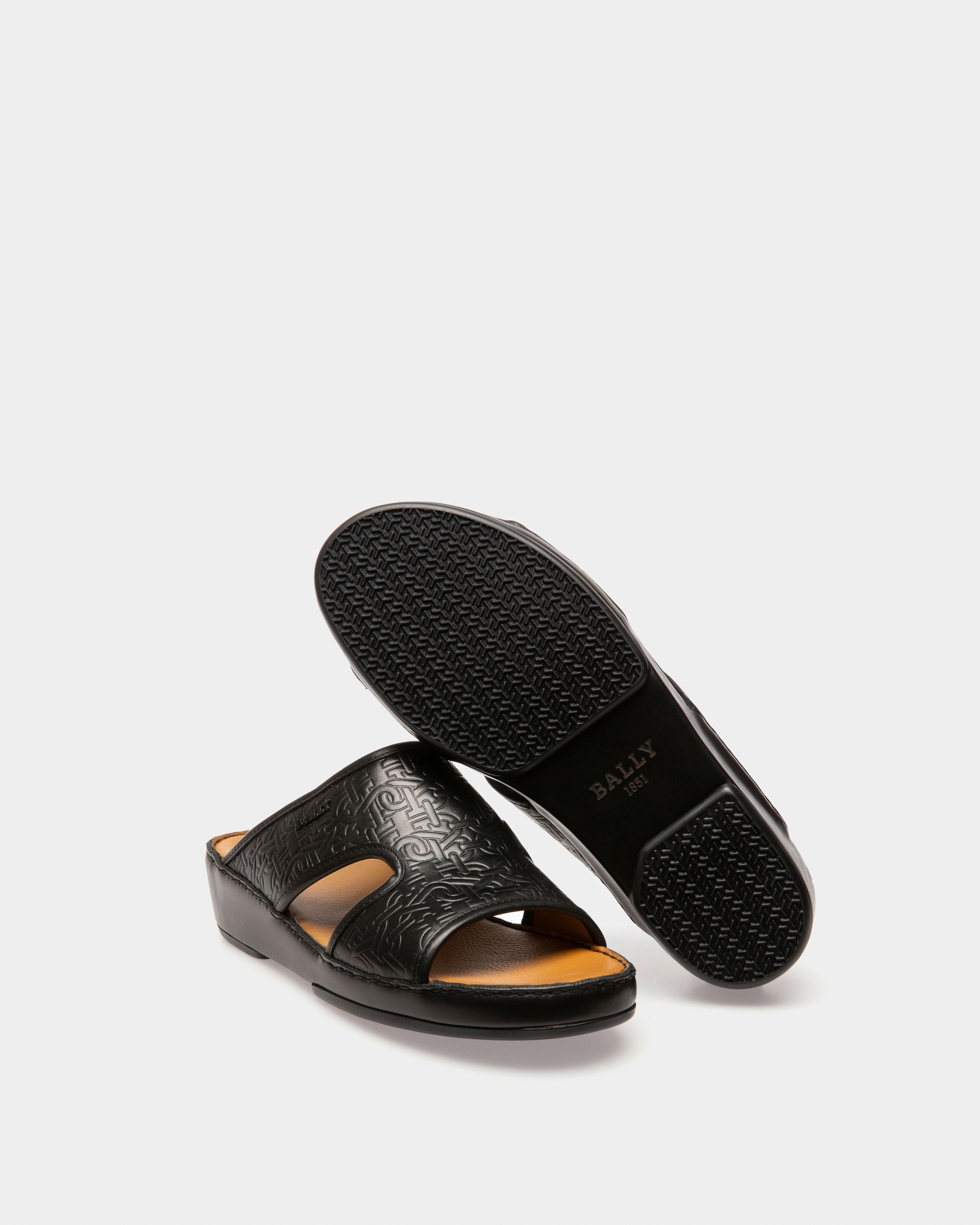 Bally Global - Hassan Sandals In Black Leather - Black