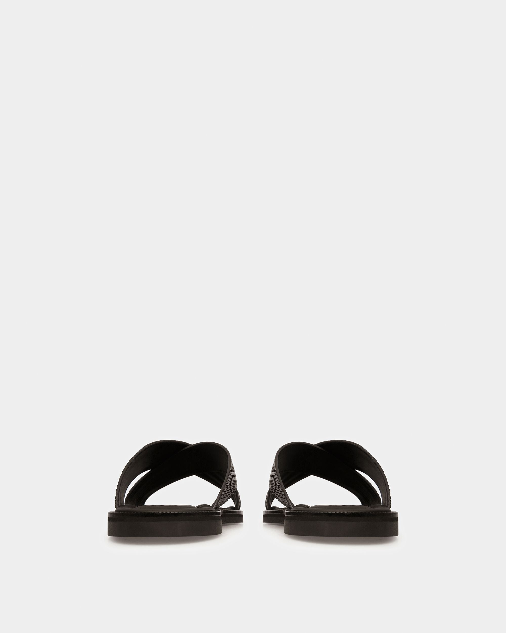 Bally Global - Jabil Leather Sandals In Black - Black