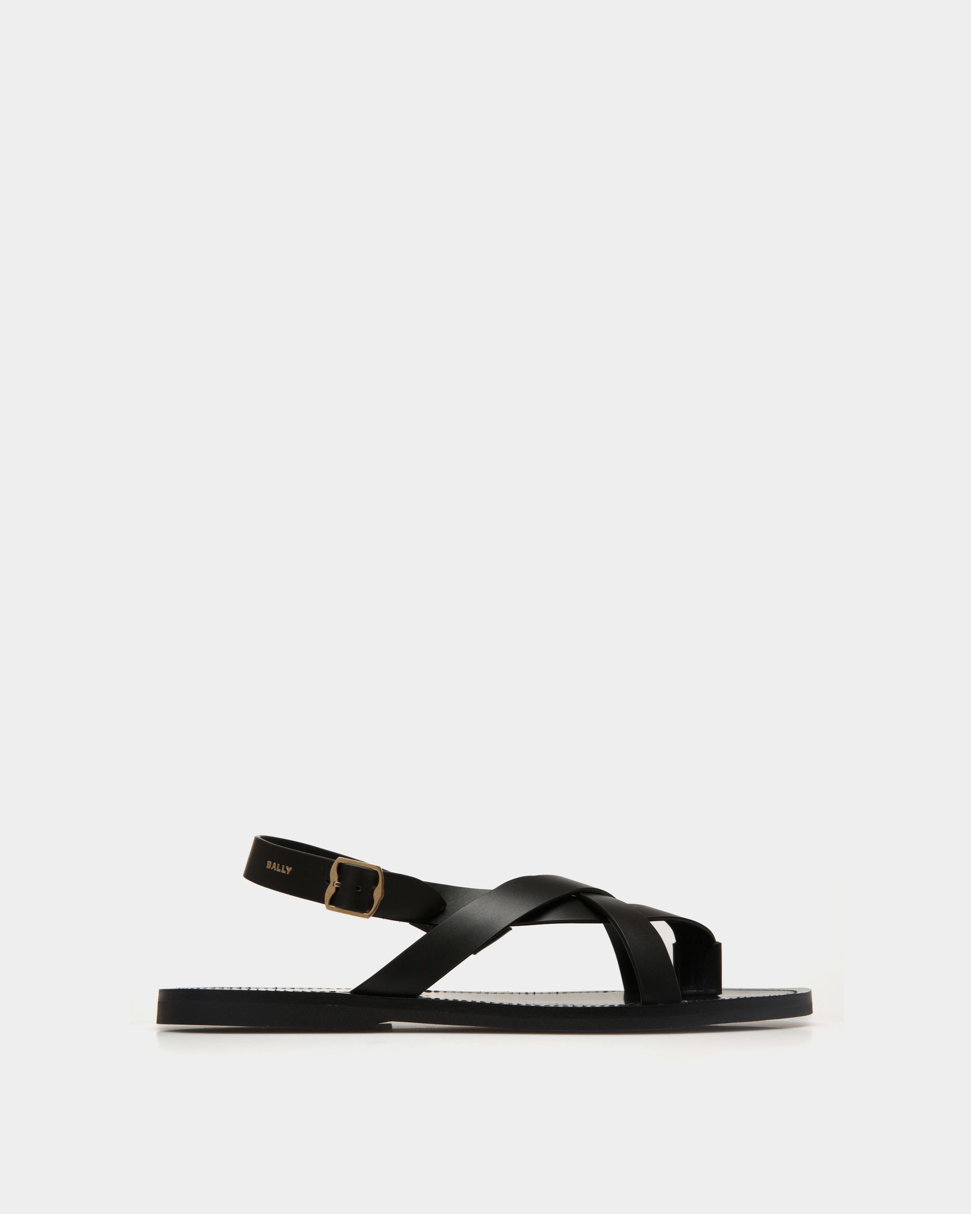 Bally Global - Chateau Sandal in Leather - Black