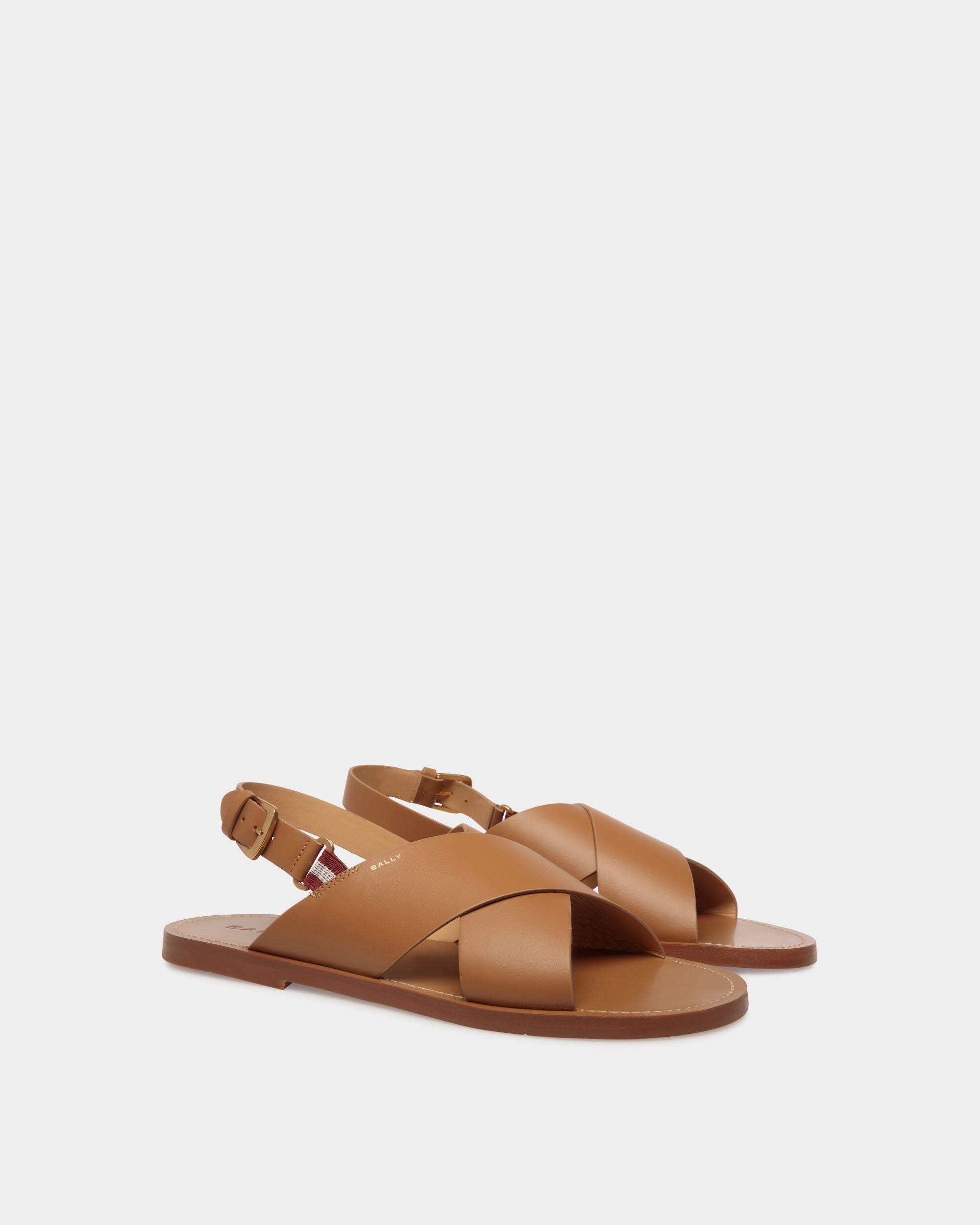 Bally Global - Chateau Sandal in Brown Leather - Brown