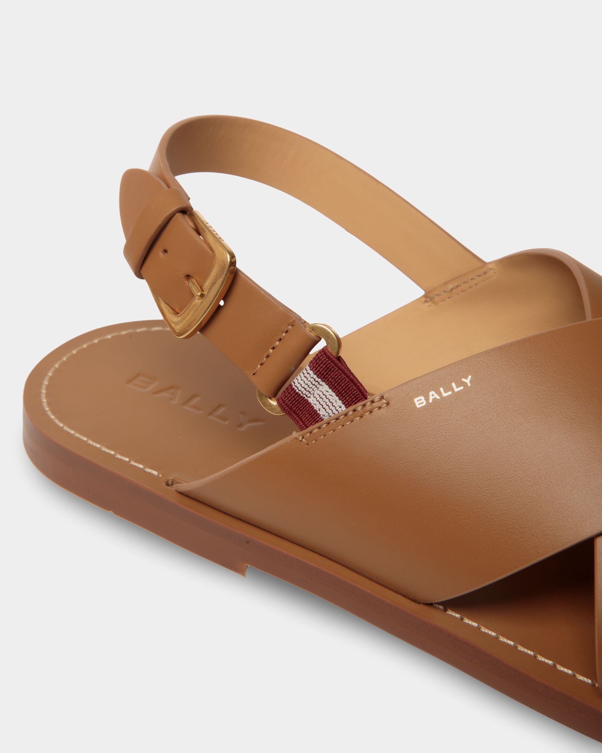Bally Global - Chateau Sandal in Brown Leather - Brown