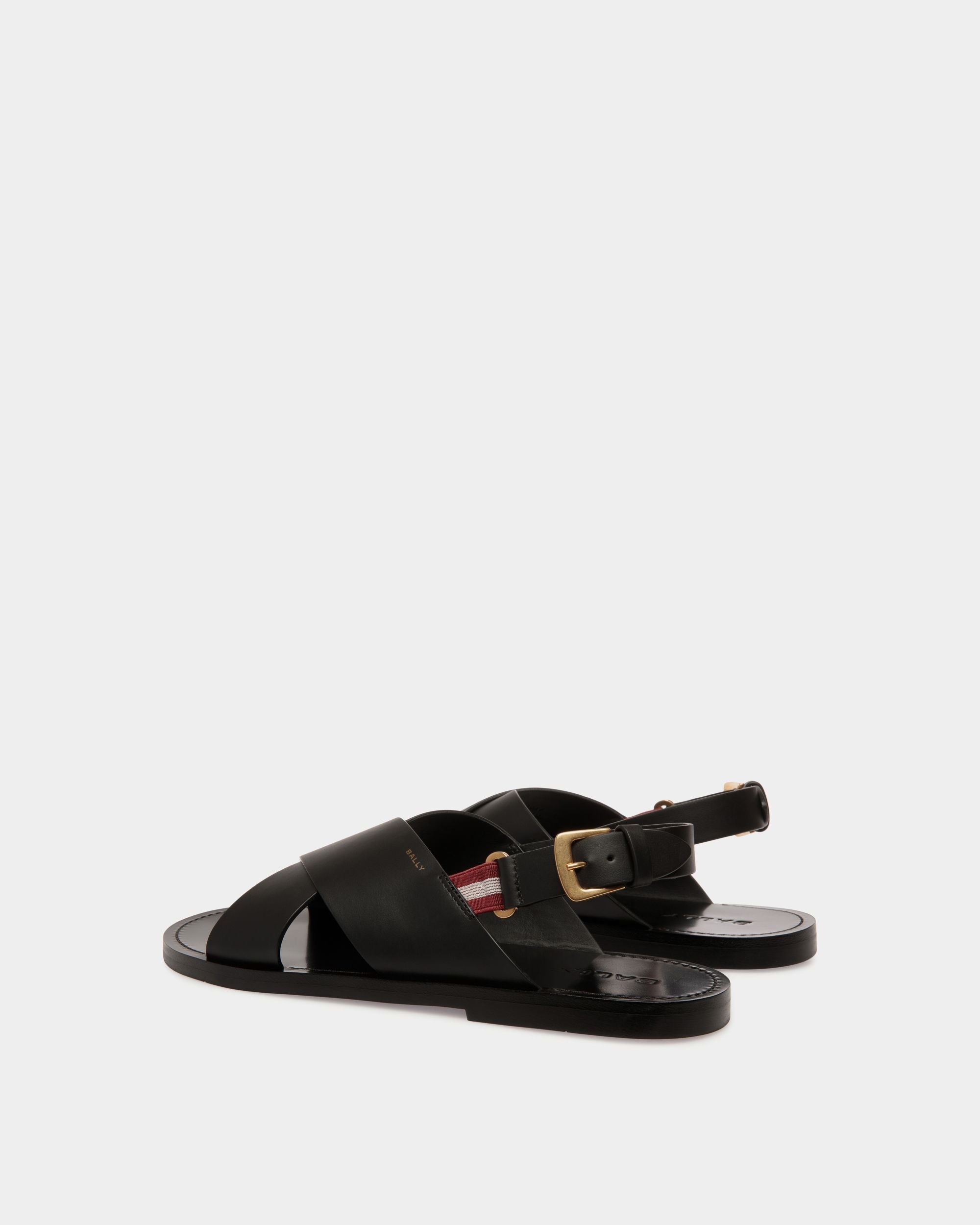 Bally Global - Chateau Sandal in Black Leather - Black