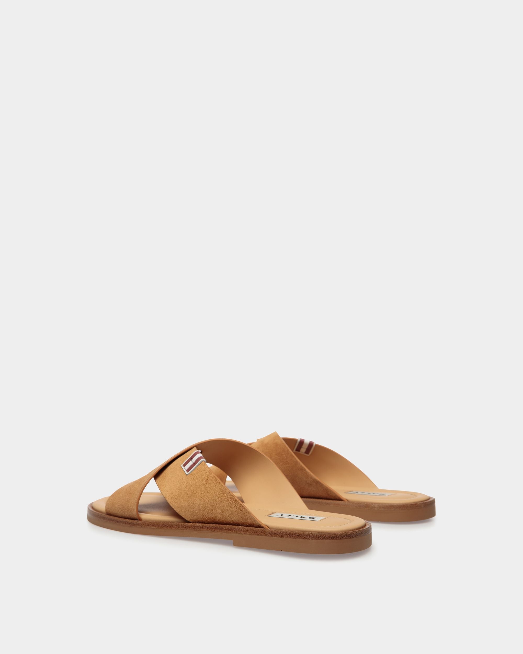 Bally Global - Glide Sandal in Brown Suede - Brown