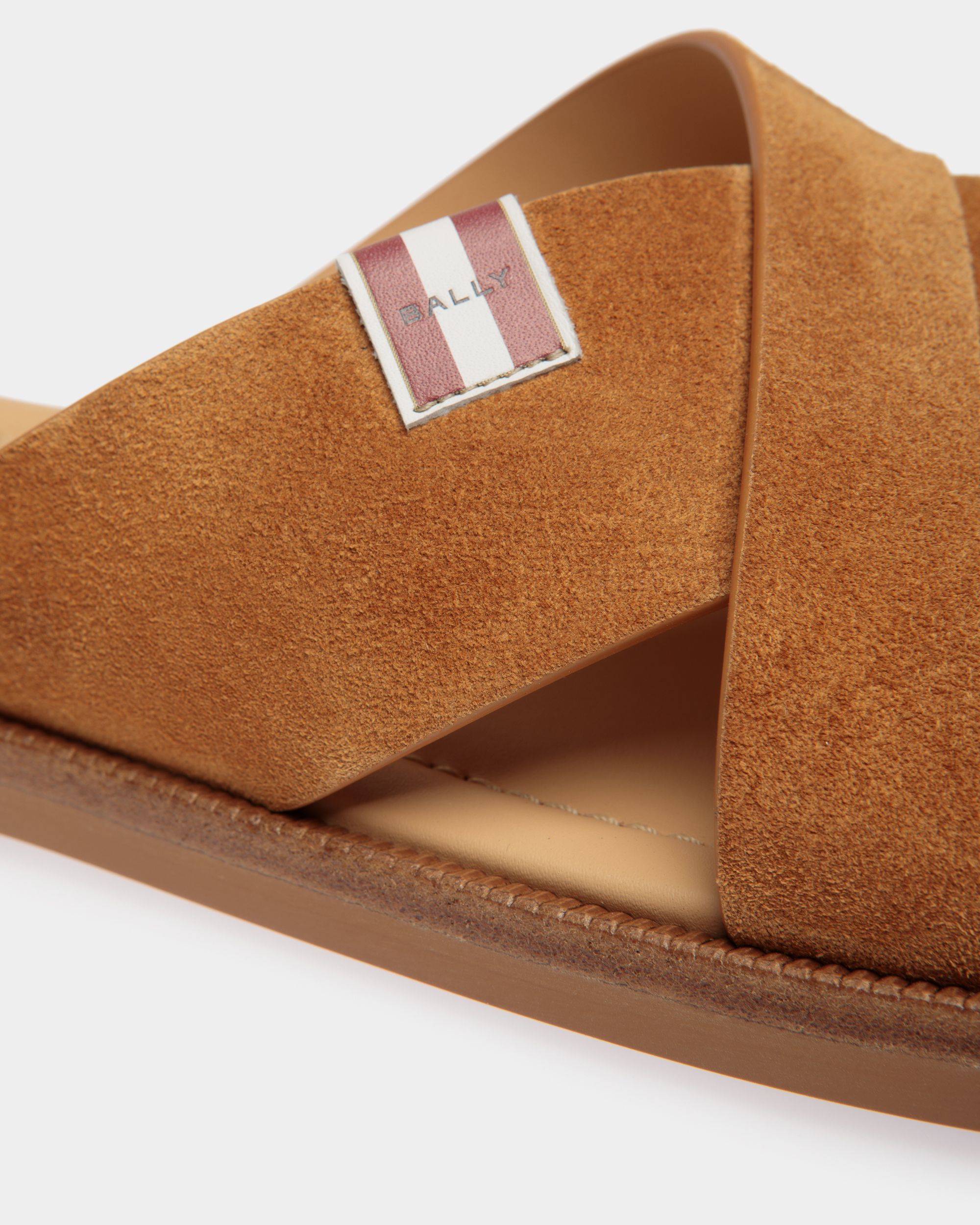 Bally Global - Glide Sandal in Brown Suede - Brown