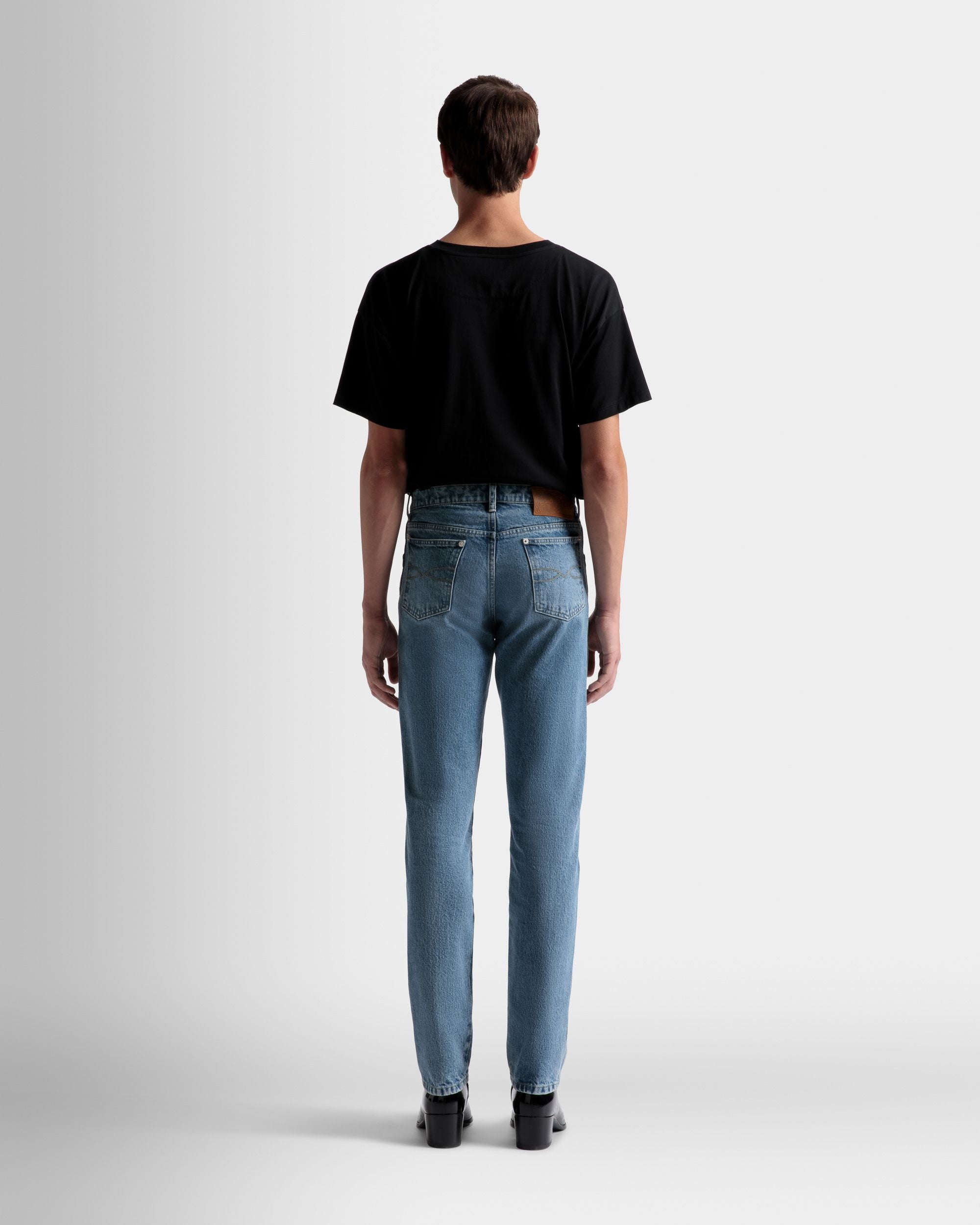 Bally Global - Straight Jeans In Light Blue Denim - Blue