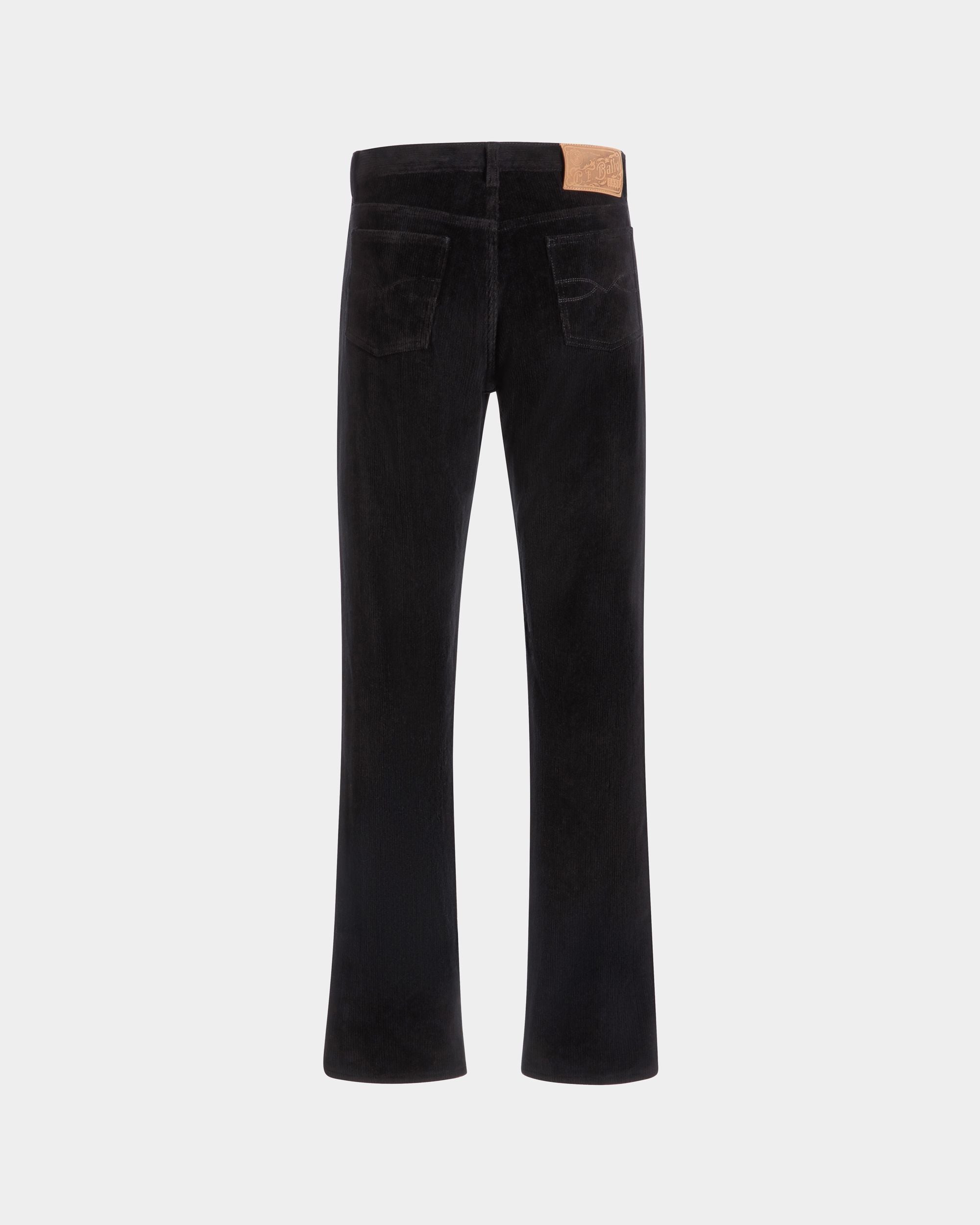 Bally Global - Pants in Black Corduroy - Black