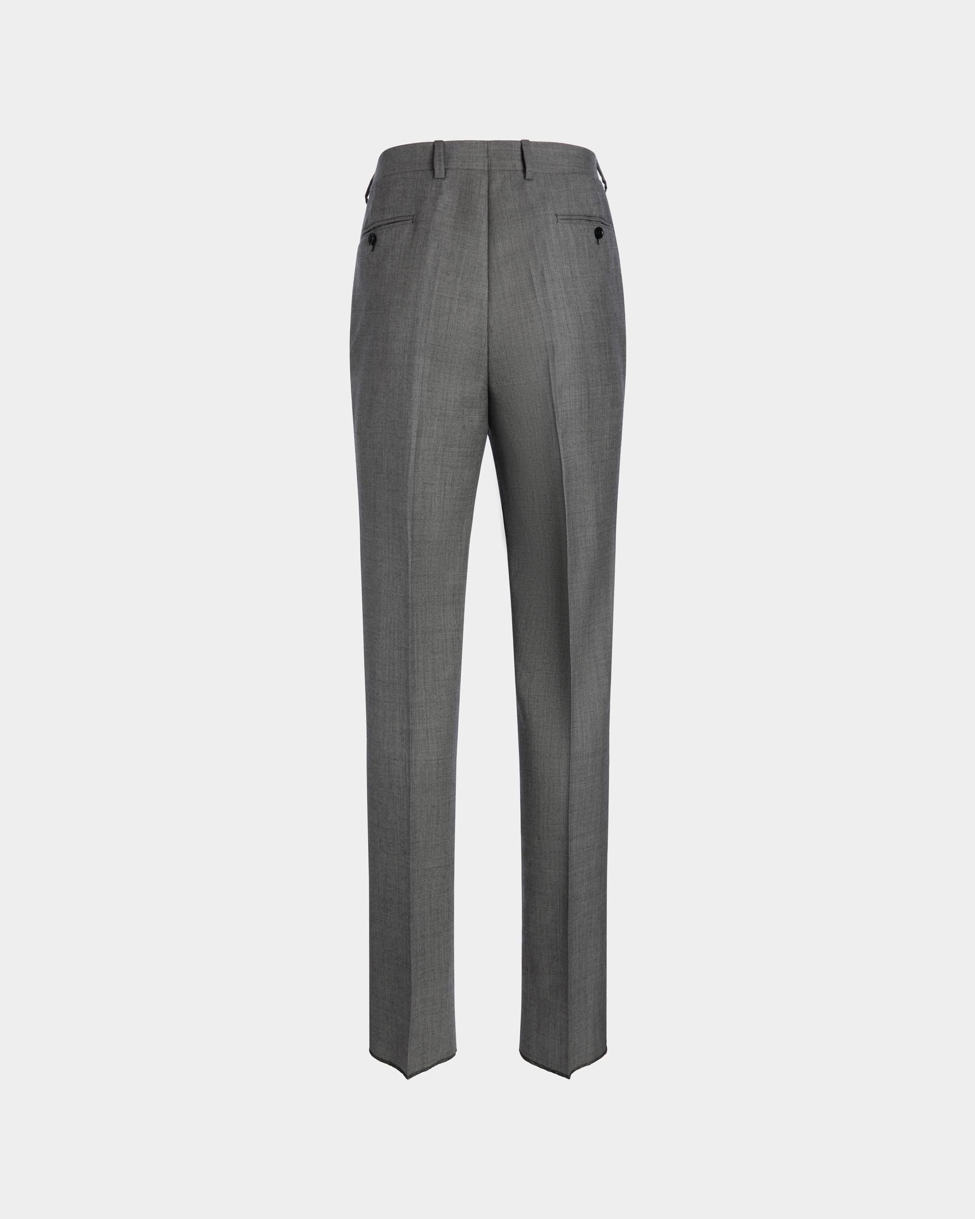 Bally Global - Trousers Trousers In Grey Wool - Grey