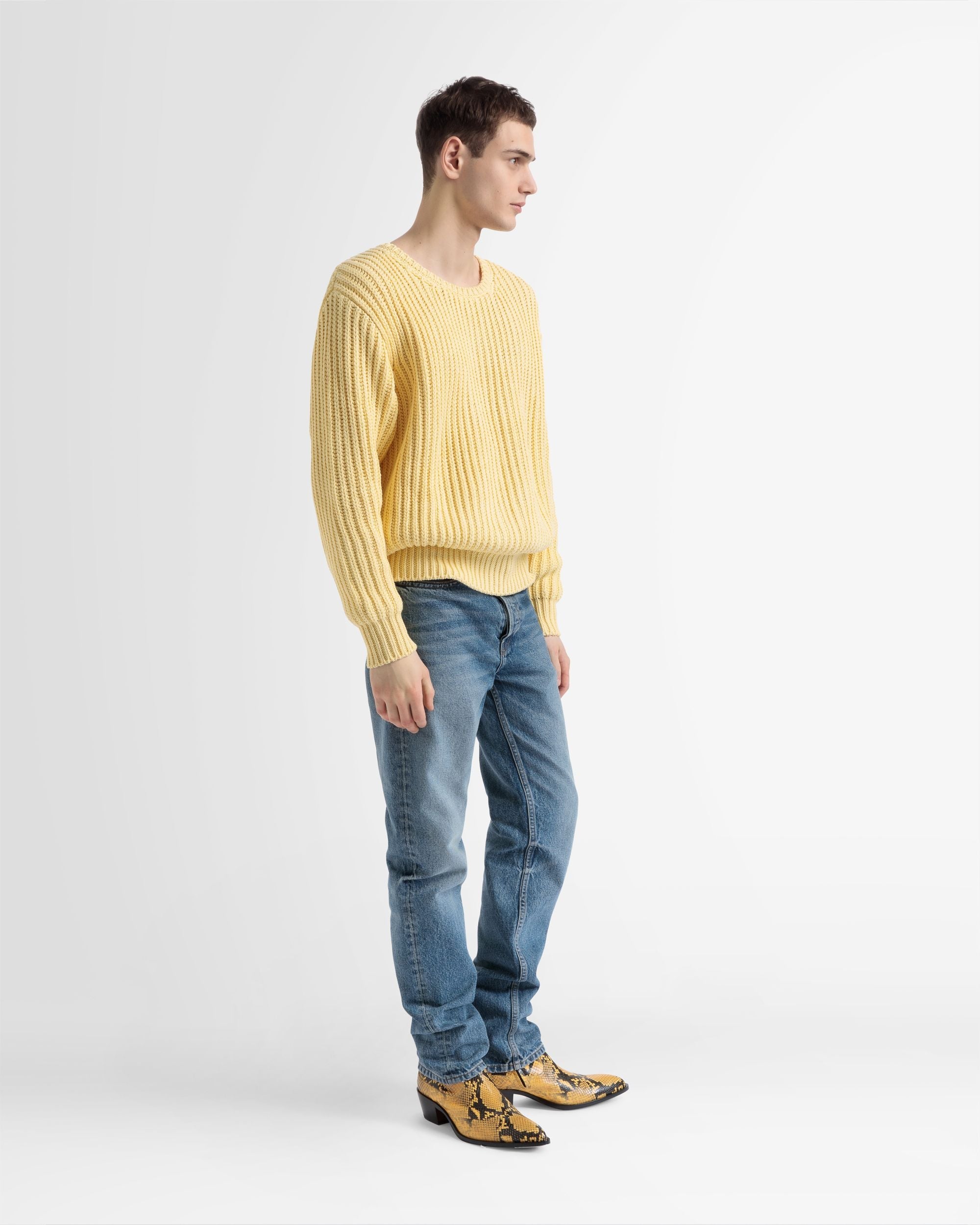 Bally Global - Pantalones Rectos De Denim Azul - Azul