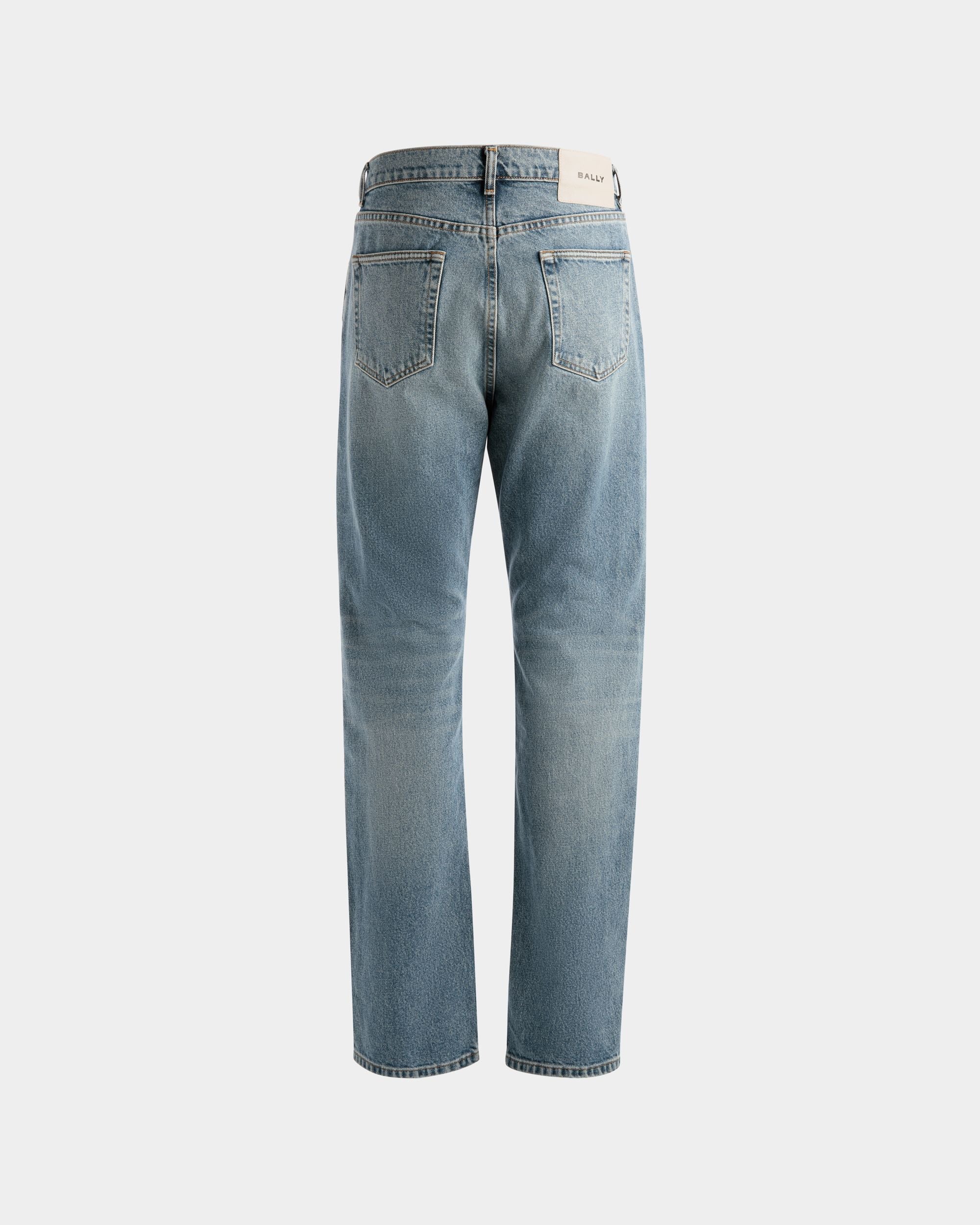 Bally Global - Pantalones Rectos De Denim Azul - Azul