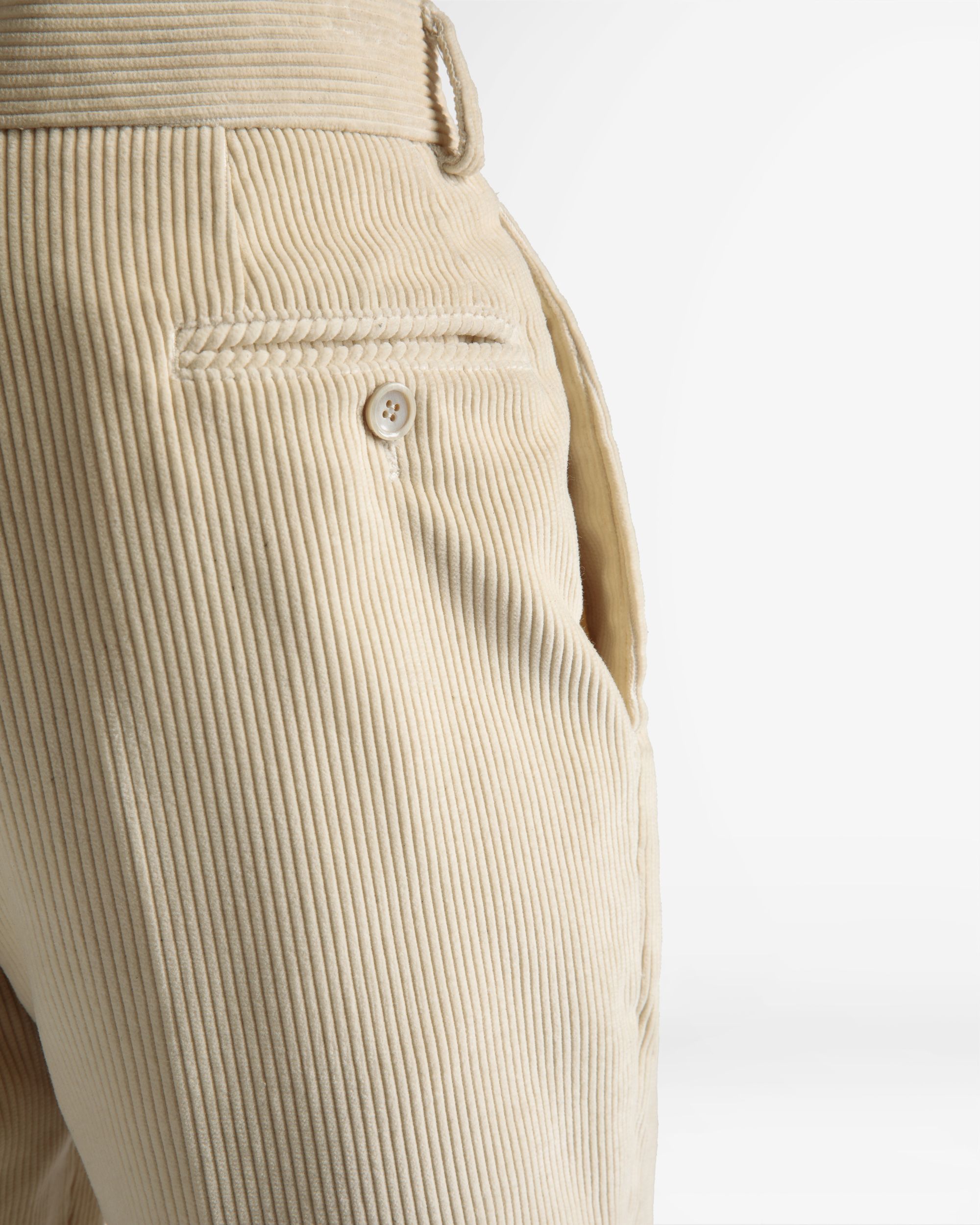 Bally Global - Tailored Straight Leg Pants In Bone Wool - White