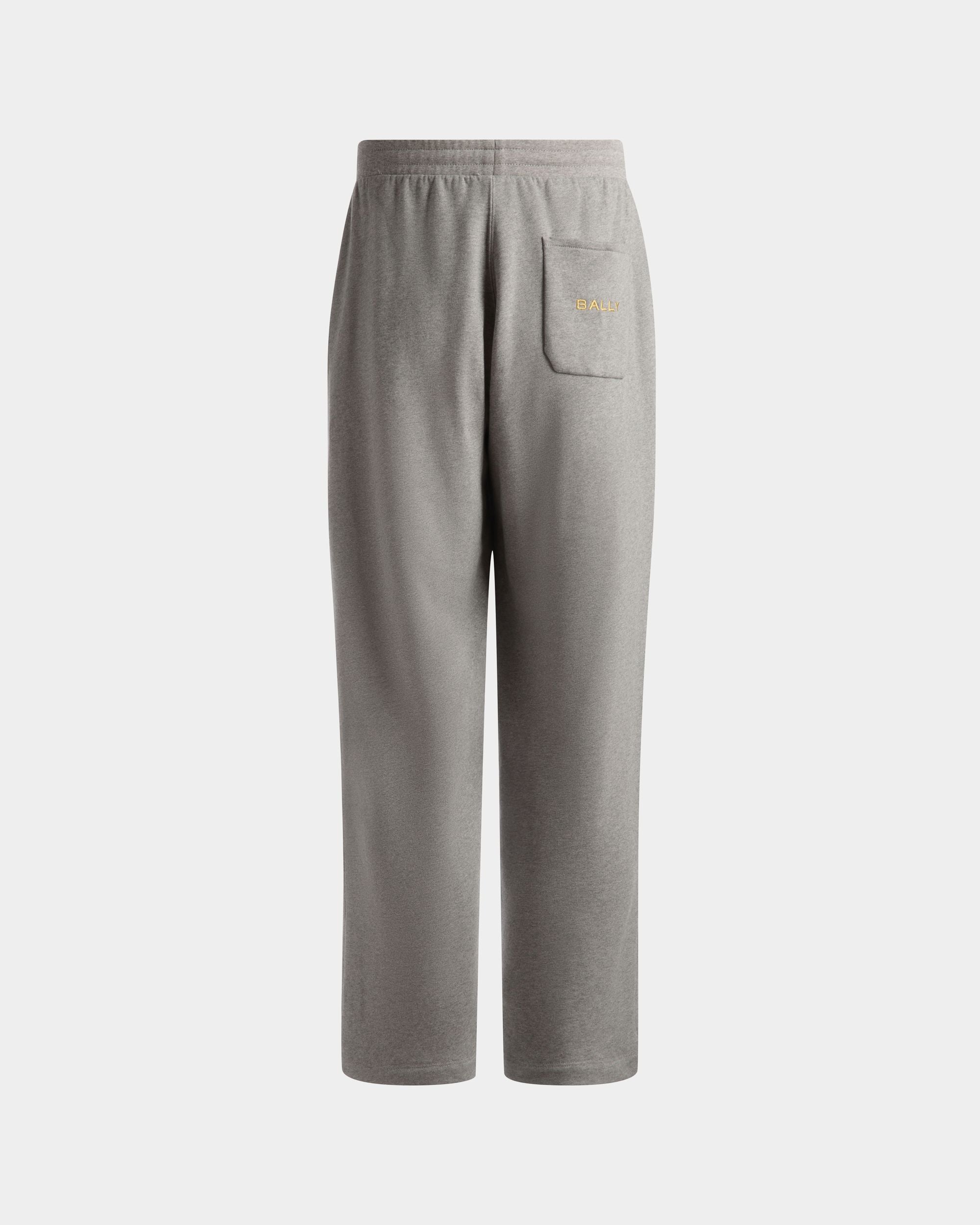 Bally Global - Drawstring Sweatpants In Gray Melange Cotton - Grey