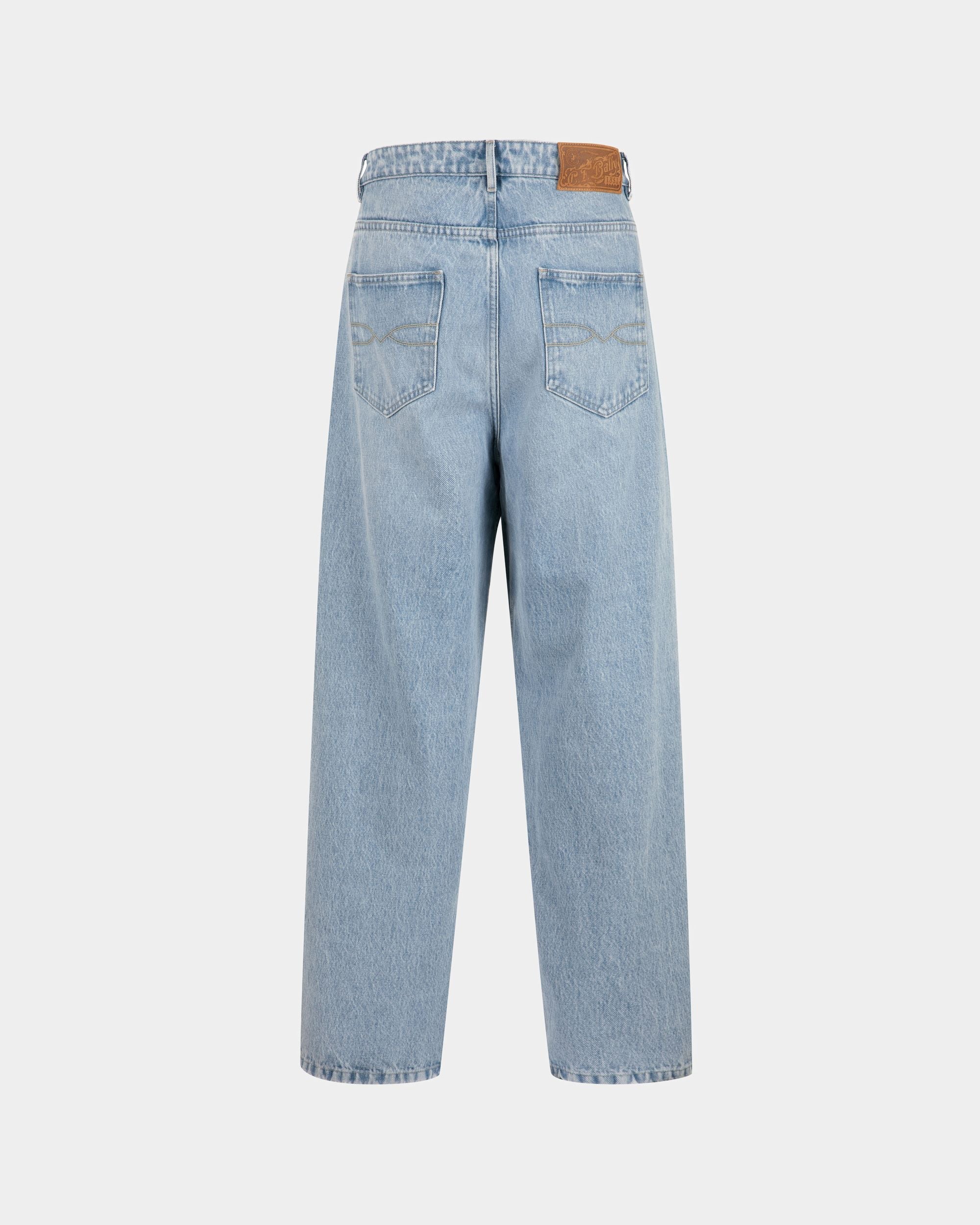 Bally Global - Relaxed Denim Pants In Light Indigo Cotton - Blue