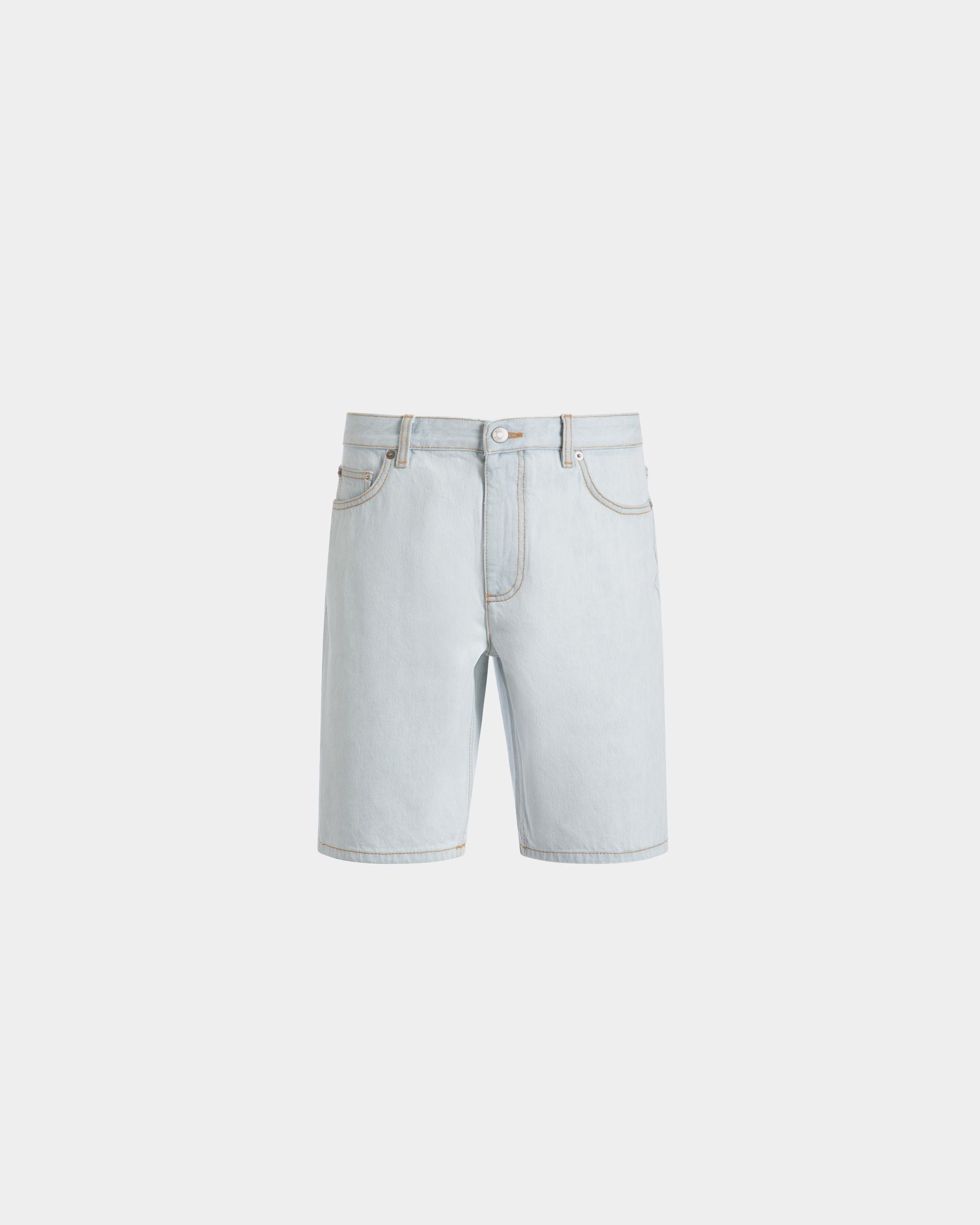 Bally Global - Denim Shorts in Light Blue Cotton - Blue