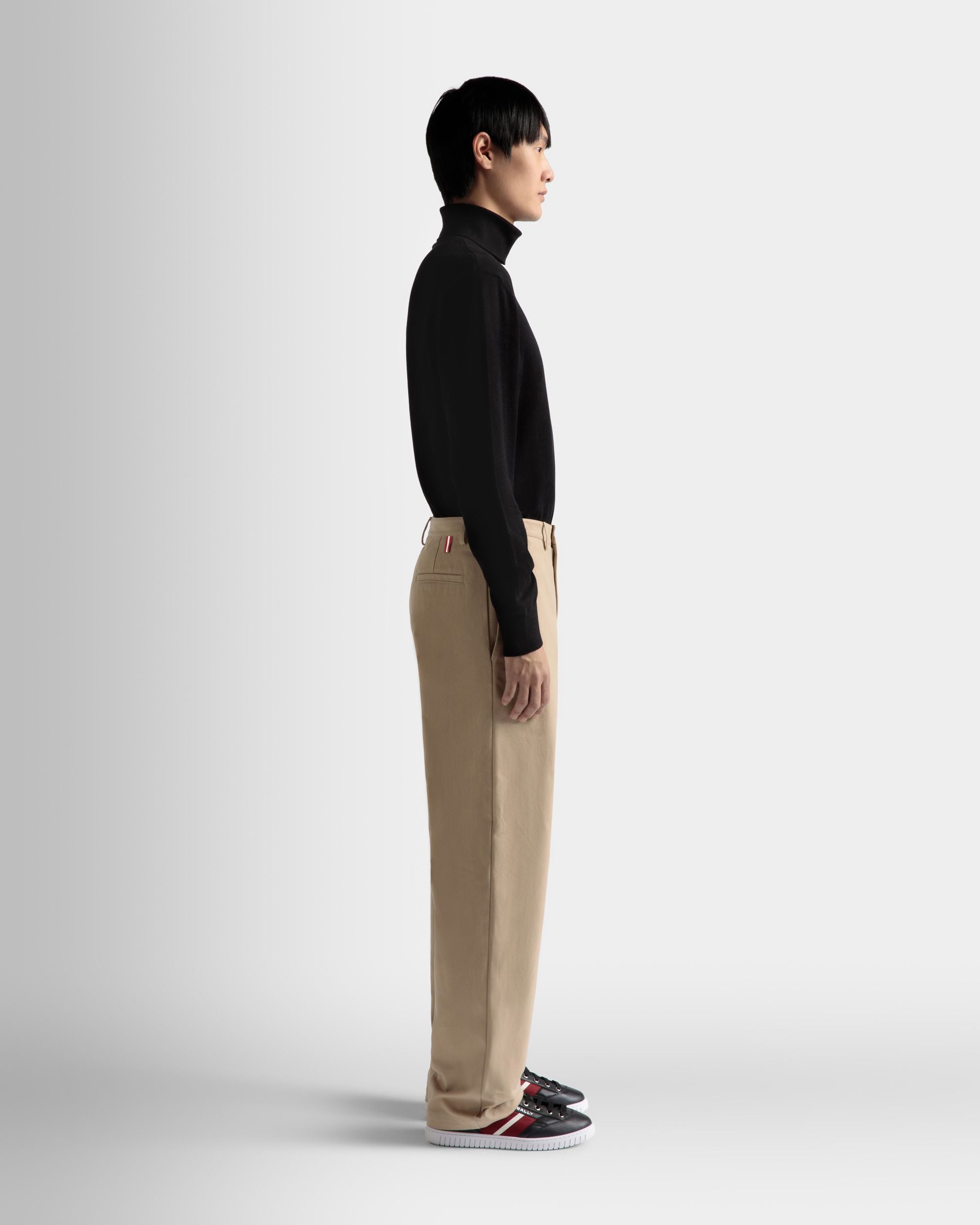 Bally Global - Pants in Camel Cotton - Brown