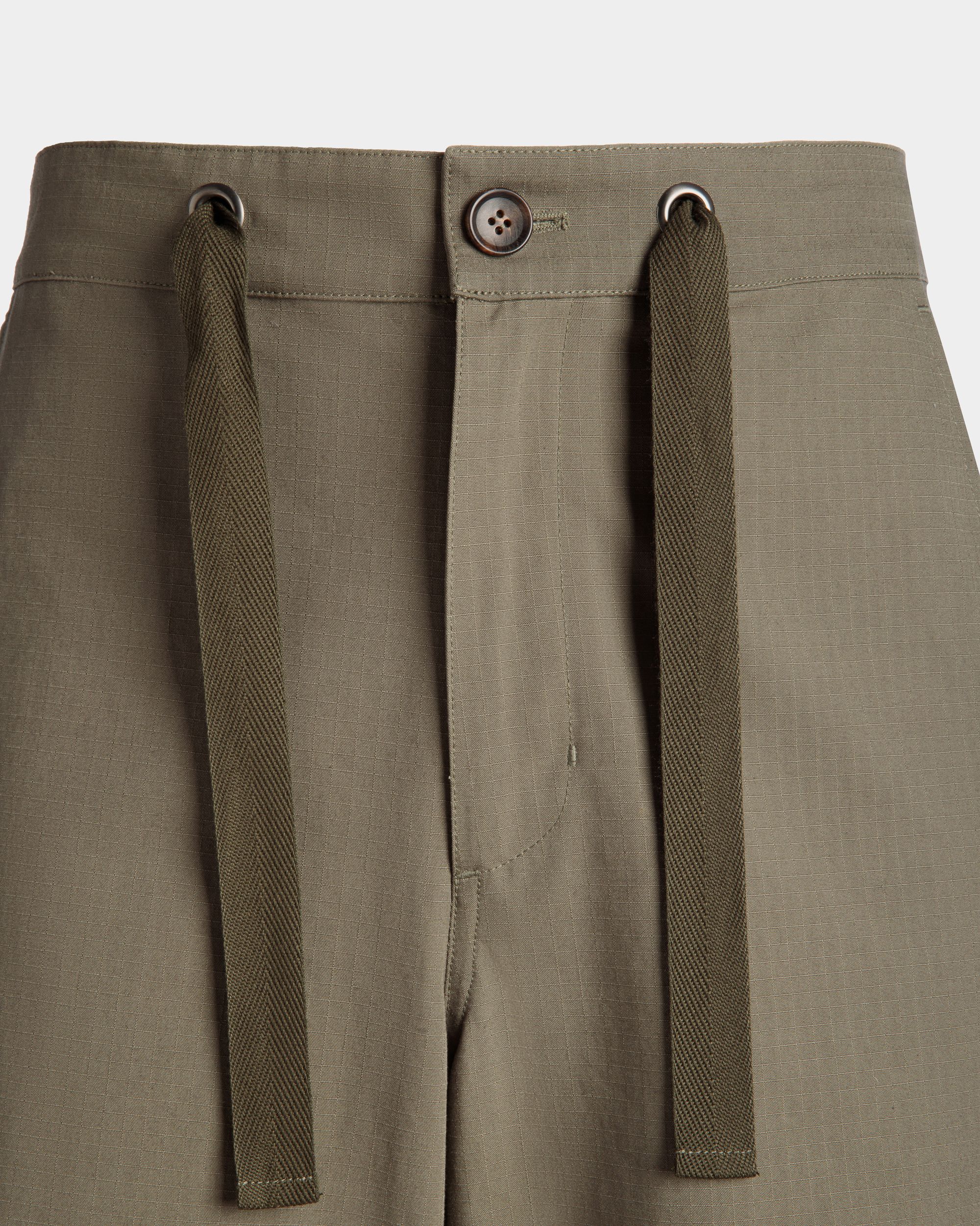 Bally Global - Adrien Brody Travel Collection Pants In Military Green Cotton - Verde