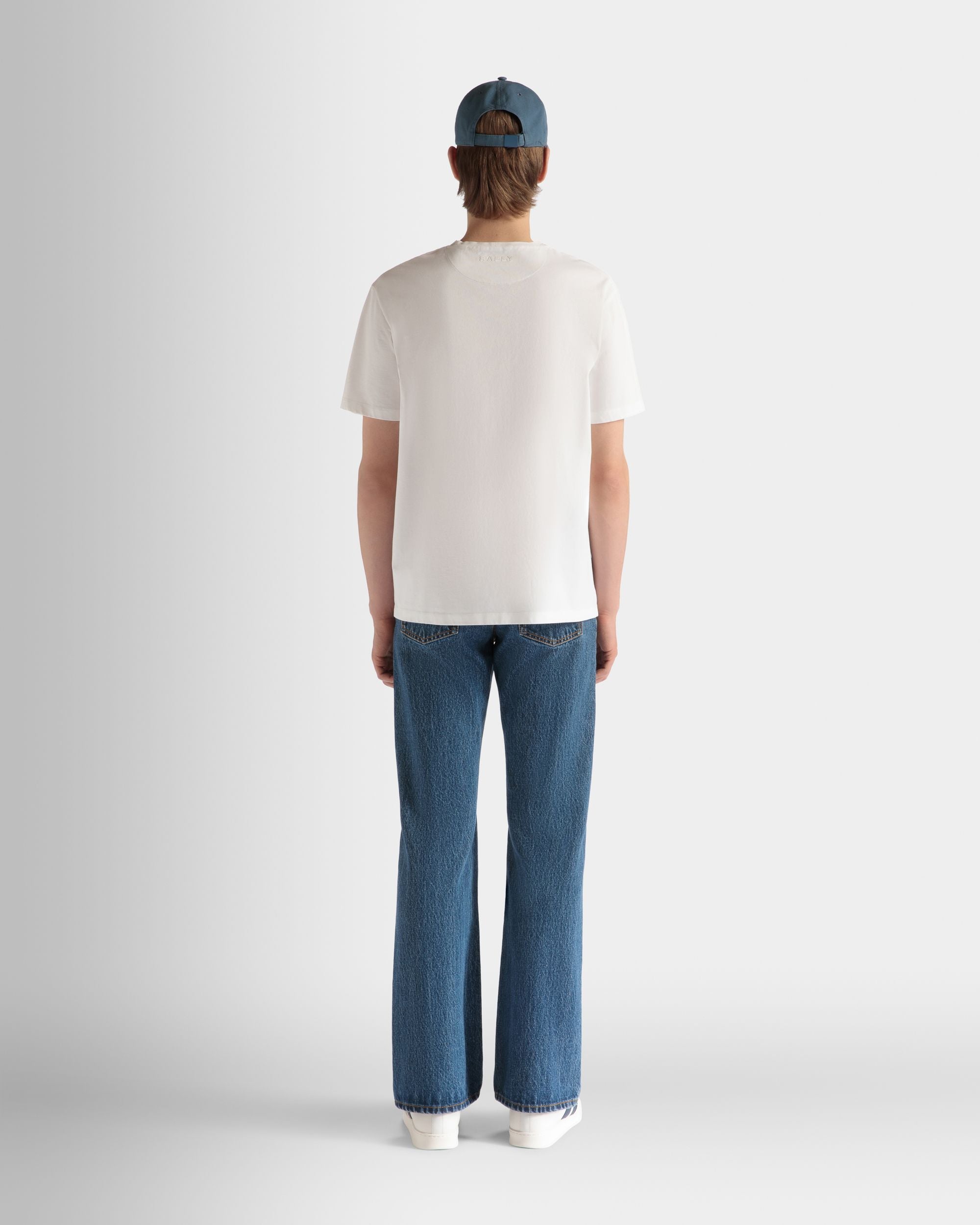 Bally Global - Denim Pants in Medium Blue Cotton - Blue