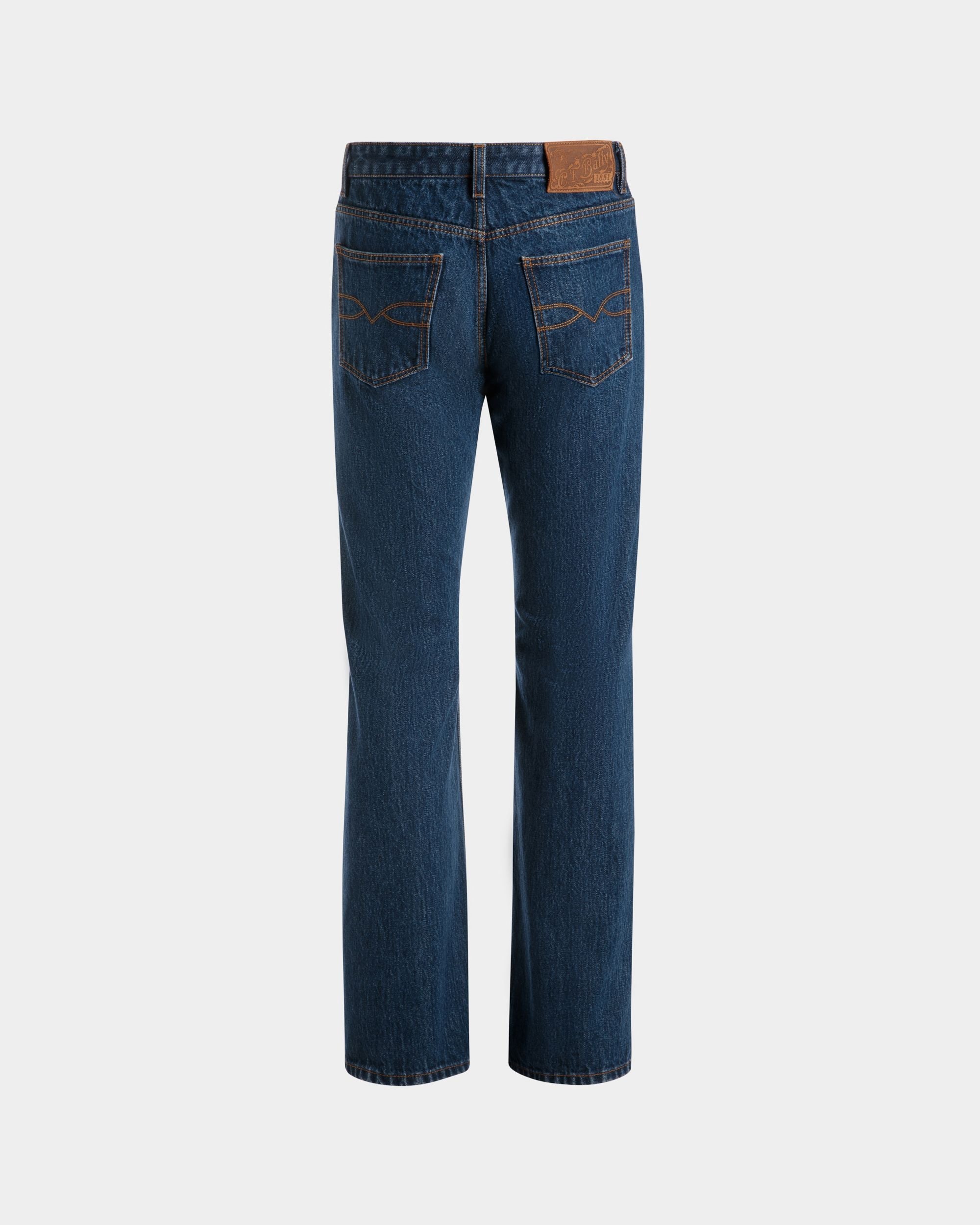Bally Global - Denim Pants in Medium Blue Cotton - Blue