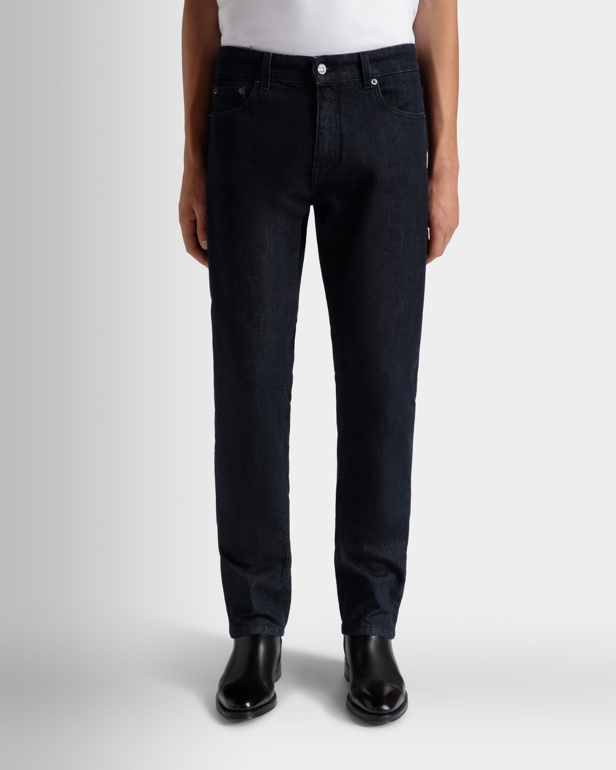 Bally Global - Vaqueros Adrien Brody Travel Collection De Mezcla De Algodón Navy Blue - Azul