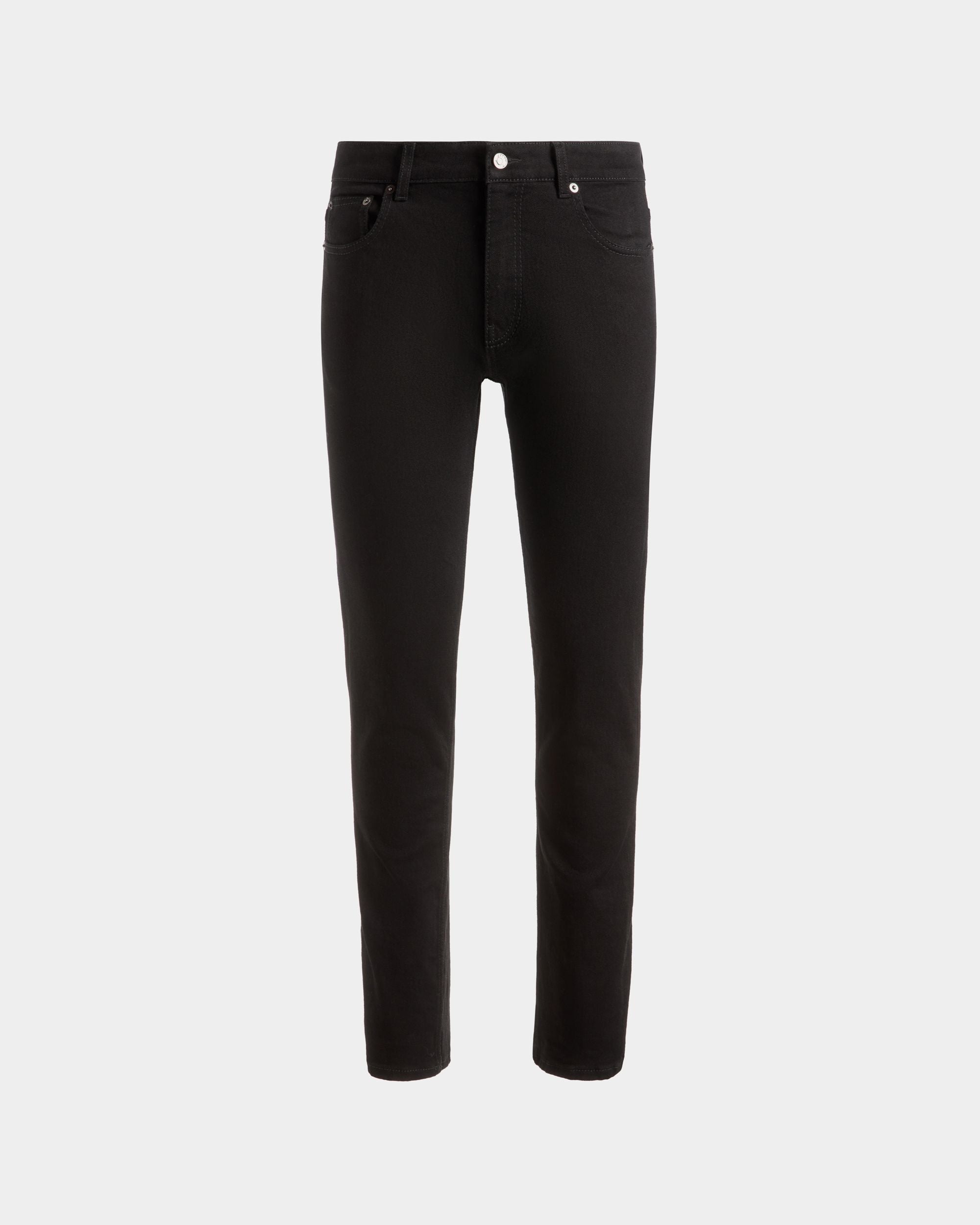 Bally Global - Adrien Brody Travel Collection Denim Pants In Black Mix Cotton - Black