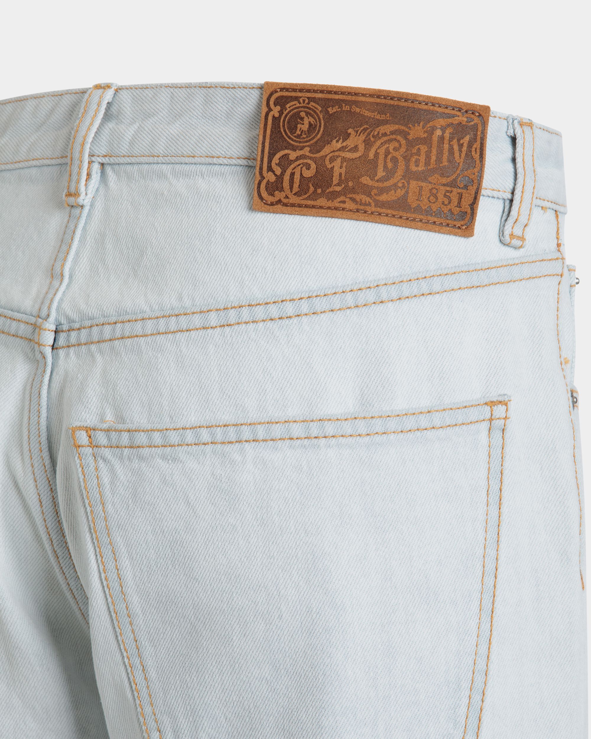 Bally Global - Denim Pants in Light Blue Cotton - Blue