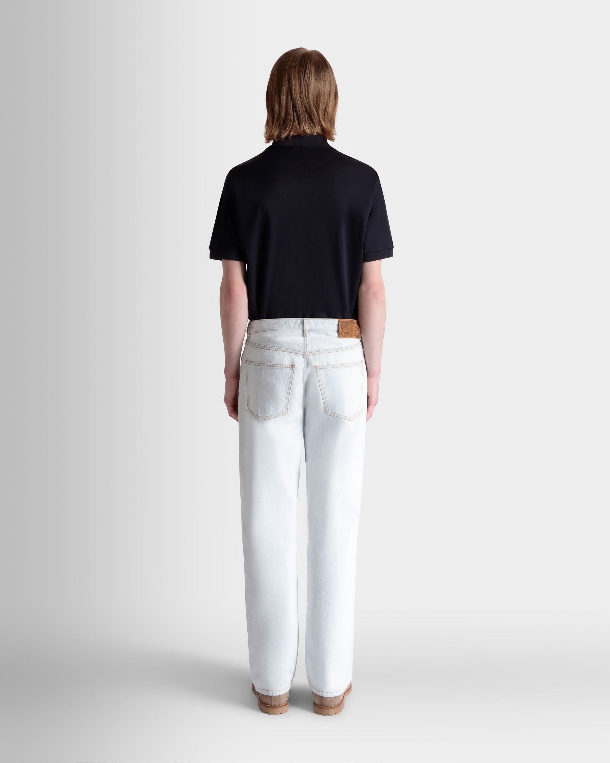 Bally Global - Denim Pants in Light Blue Cotton - Blue