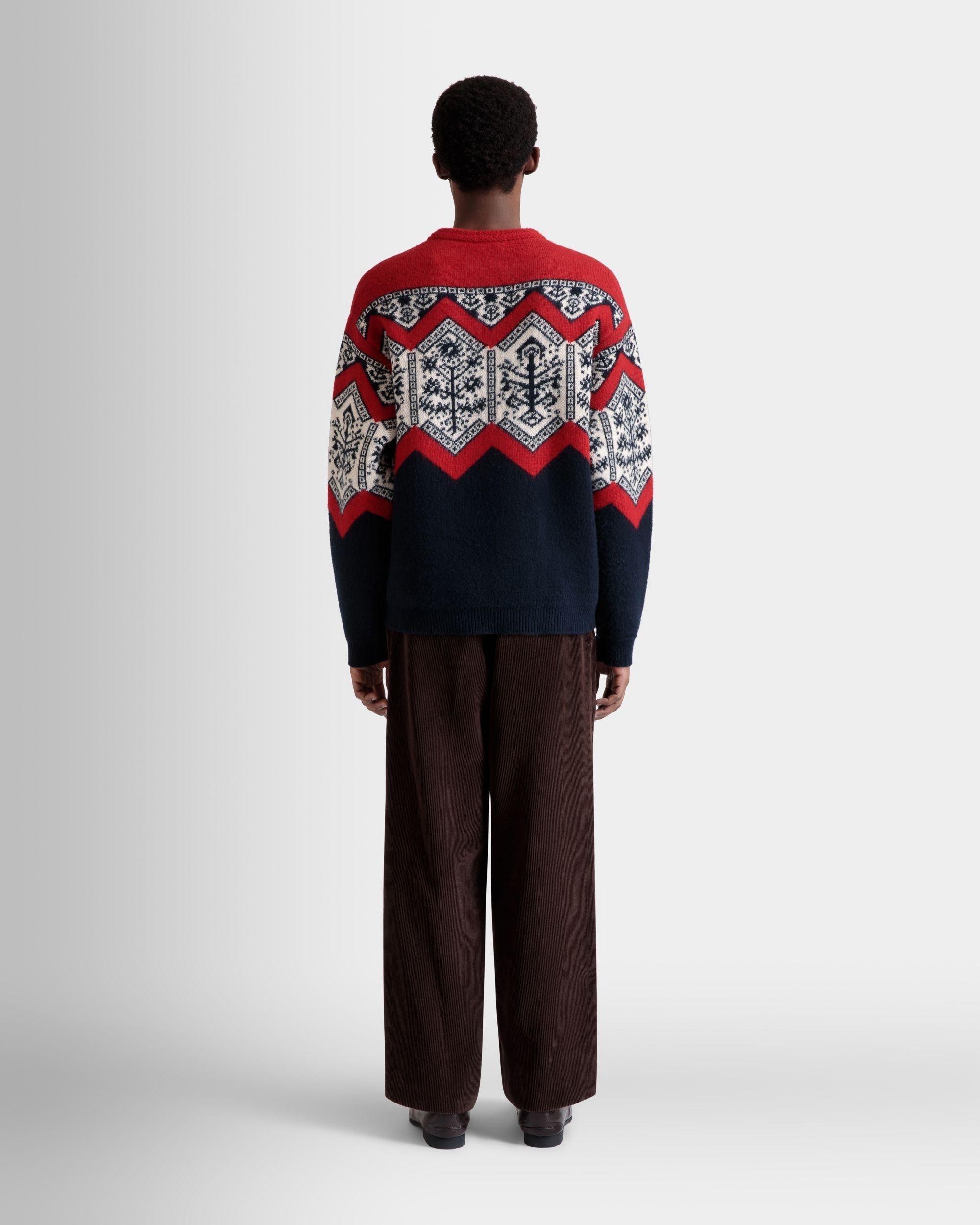 Bally Global - Winter Capsule Pleated Pants in Ebano Cotton Corduroy - Brown