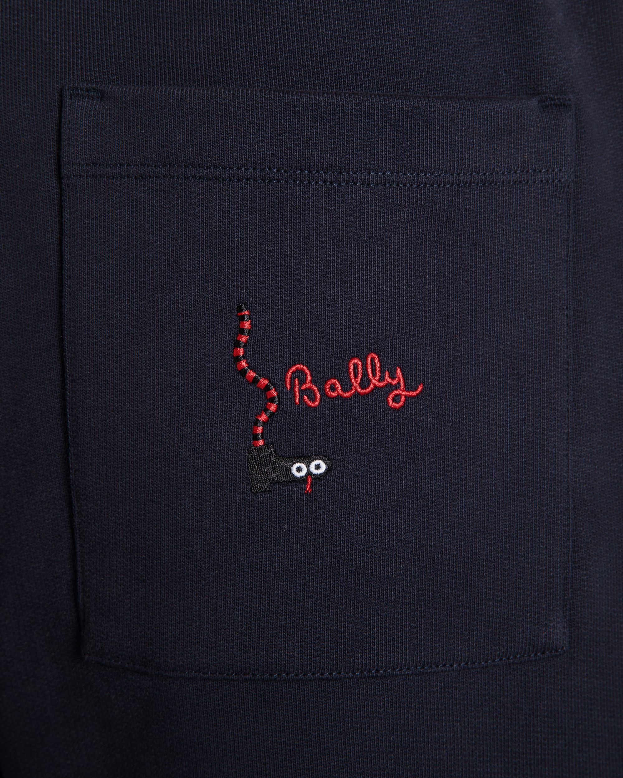 Bally Global - Pantalón De Chándal De Algodón Navy Blue - Azul