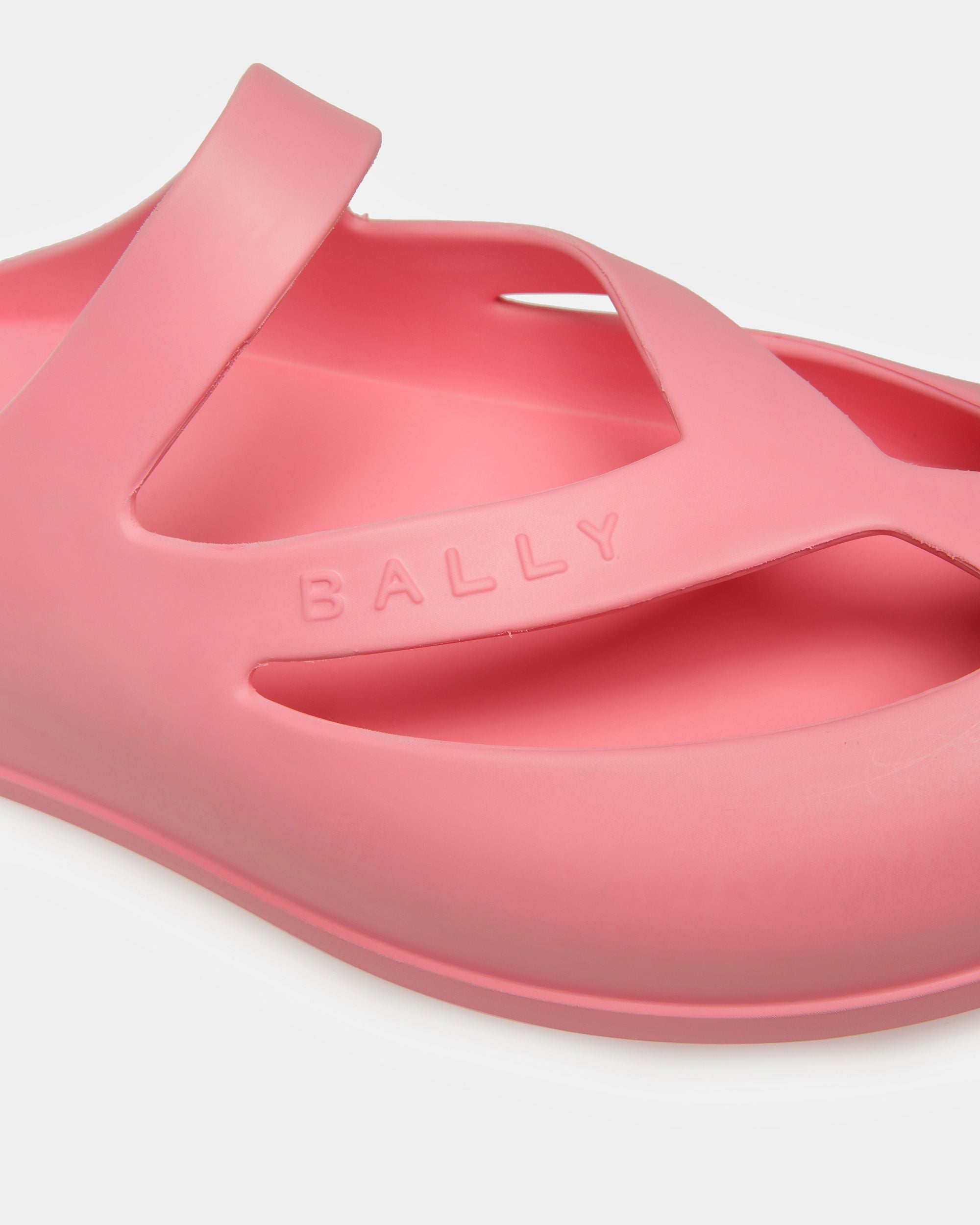 Bally Global - Oaks Slide Sandal In Rubber - Pink