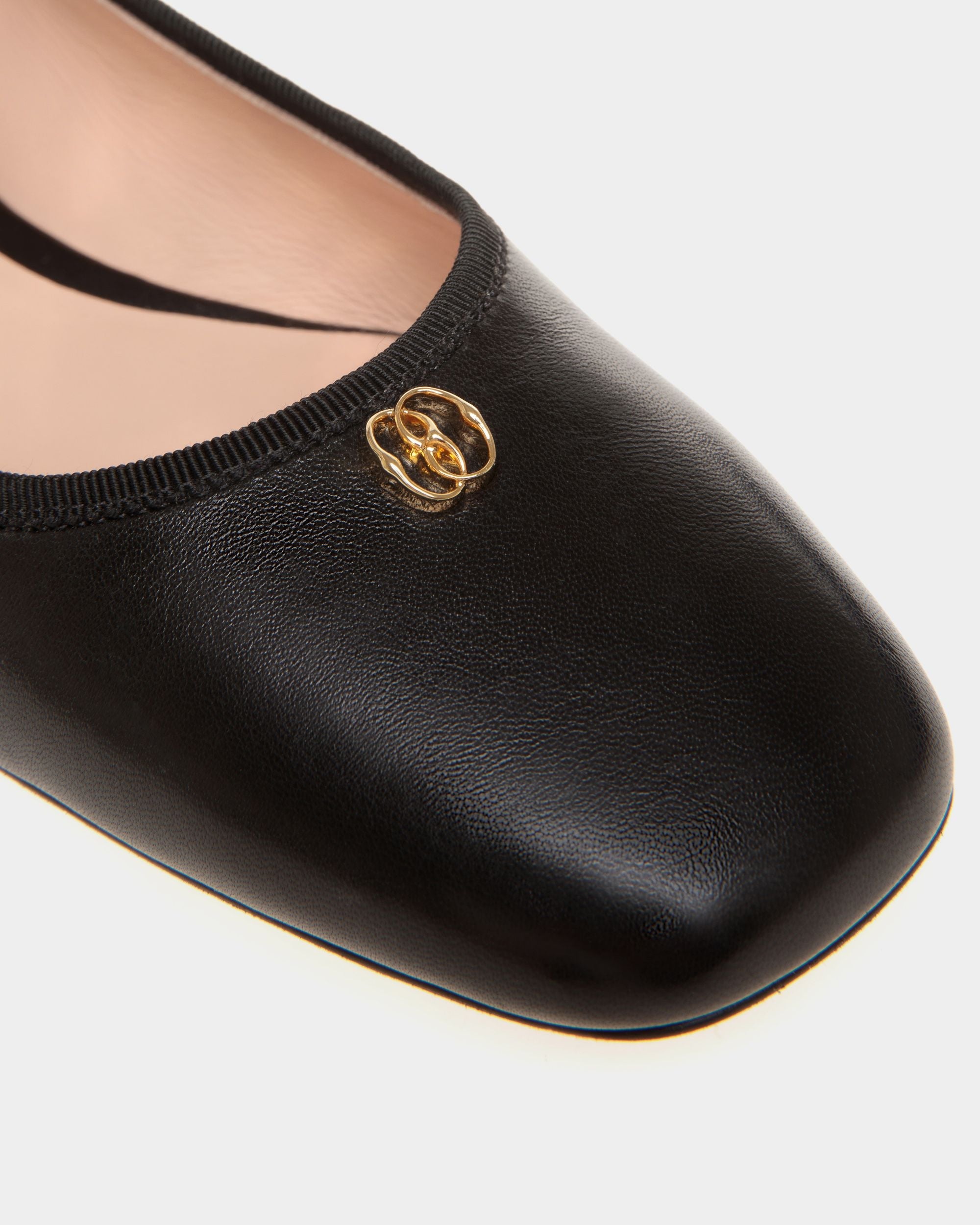 Bally Global - Ballyrina Flat In Black Nappa Leather - Black