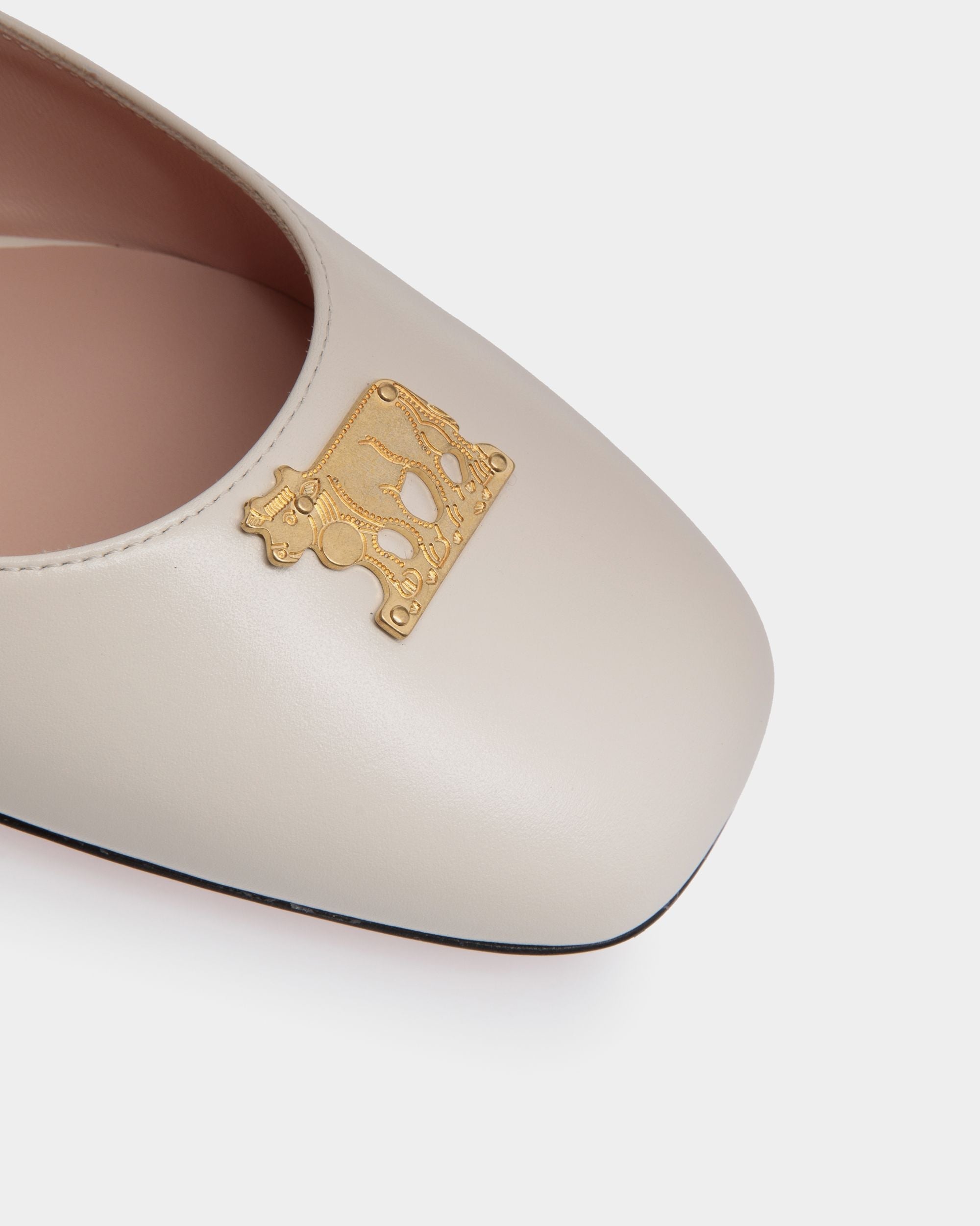 Bally Global - Ballyrina Mary-Jane Flat In White Leather - White