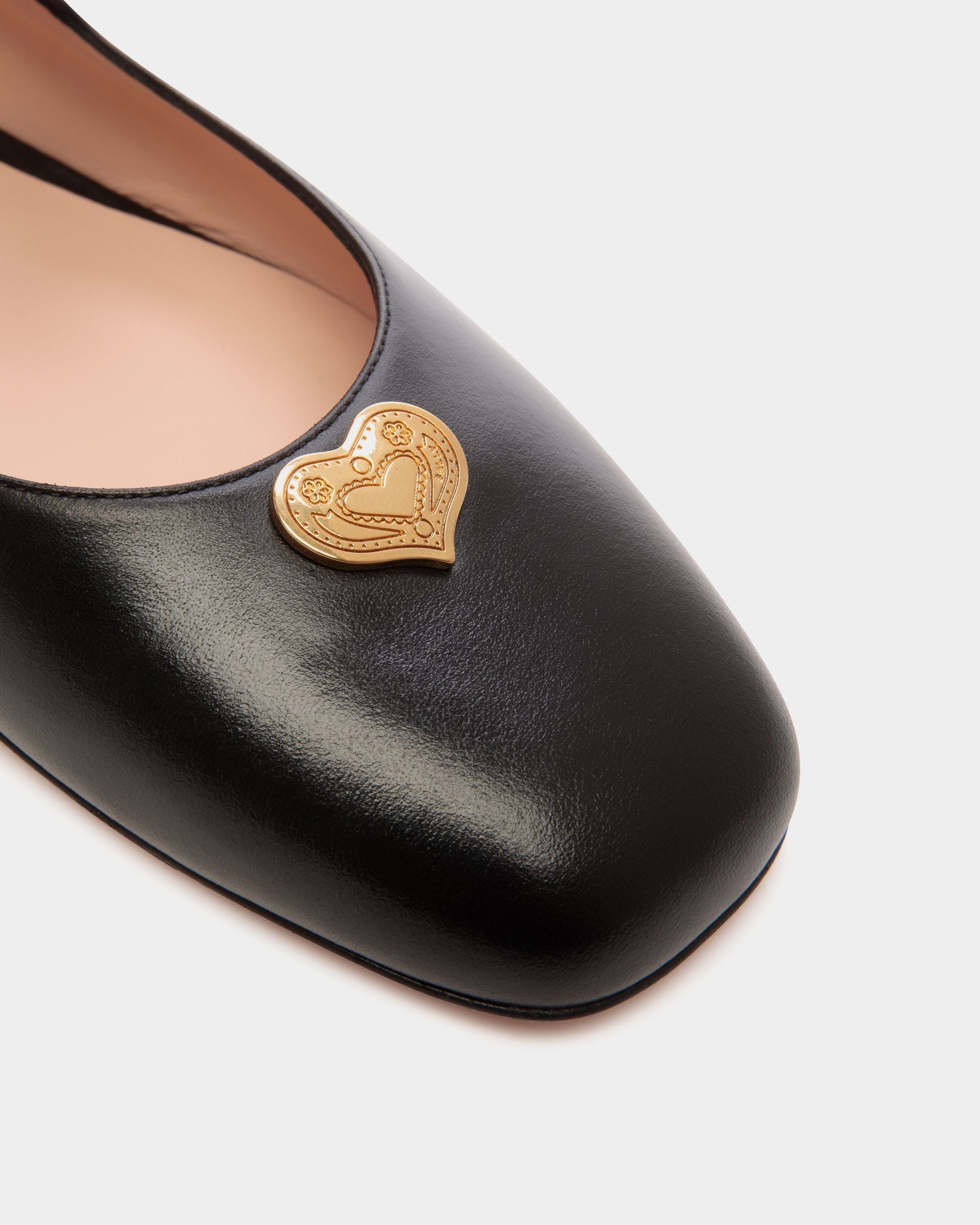 Bally Global - Ballyrina Mary-Jane Flat In Black Leather - Black