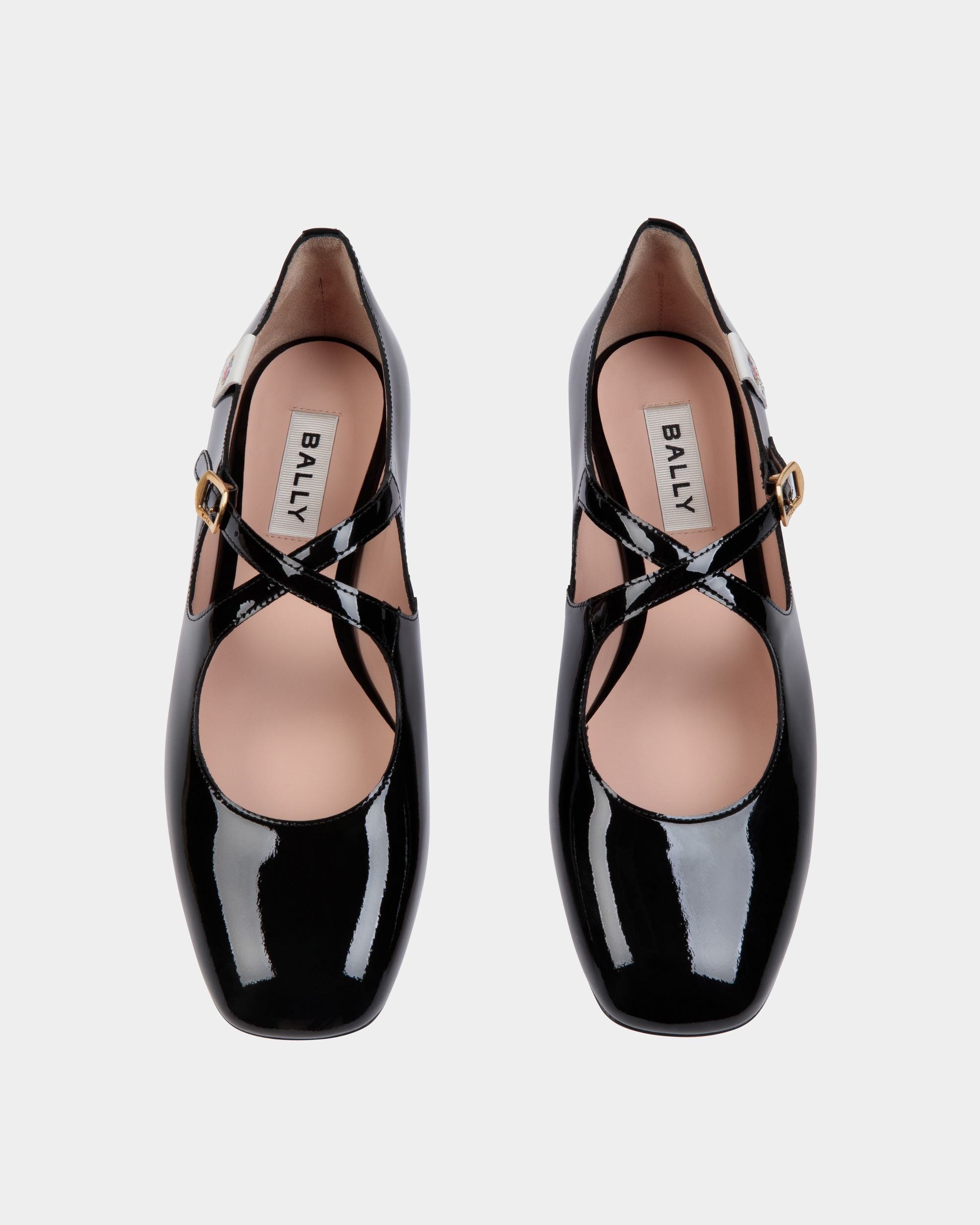 Bally Global - Ballyrina Flat In Black Patent Leather - Noir