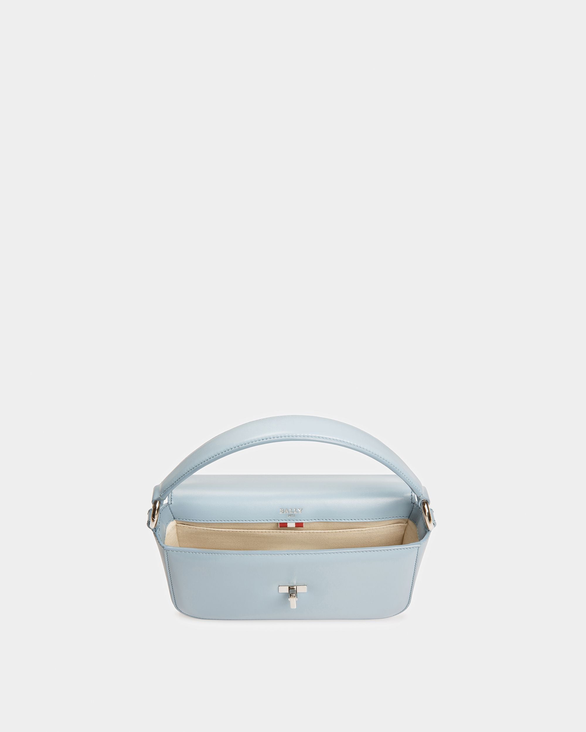 Bally Global - Brodye Bolso Bandolera De Piel En Azul Claro - Azul