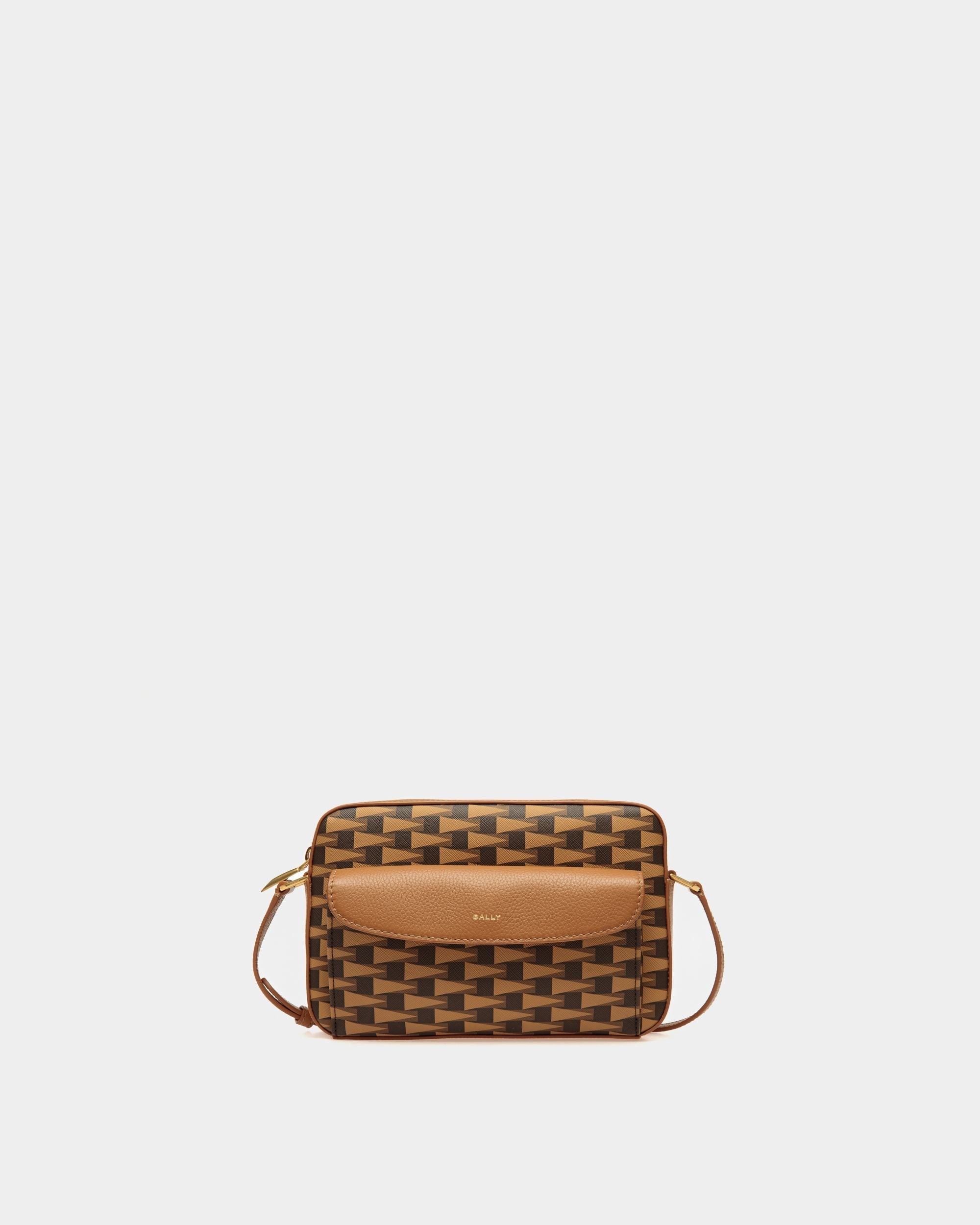 Bally Global - Bandolera Pennant De Tpu Color Desierto - Marrón