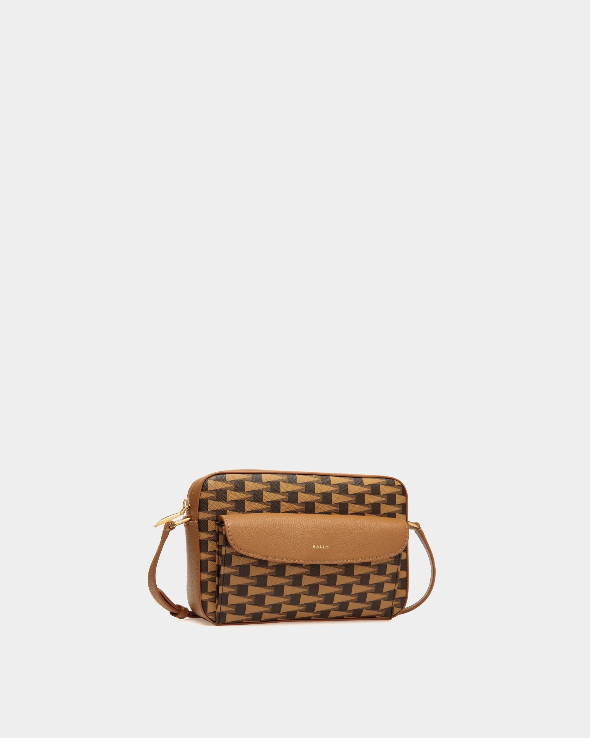 Bally Global - Bandolera Pennant De Tpu Color Desierto - Marrón